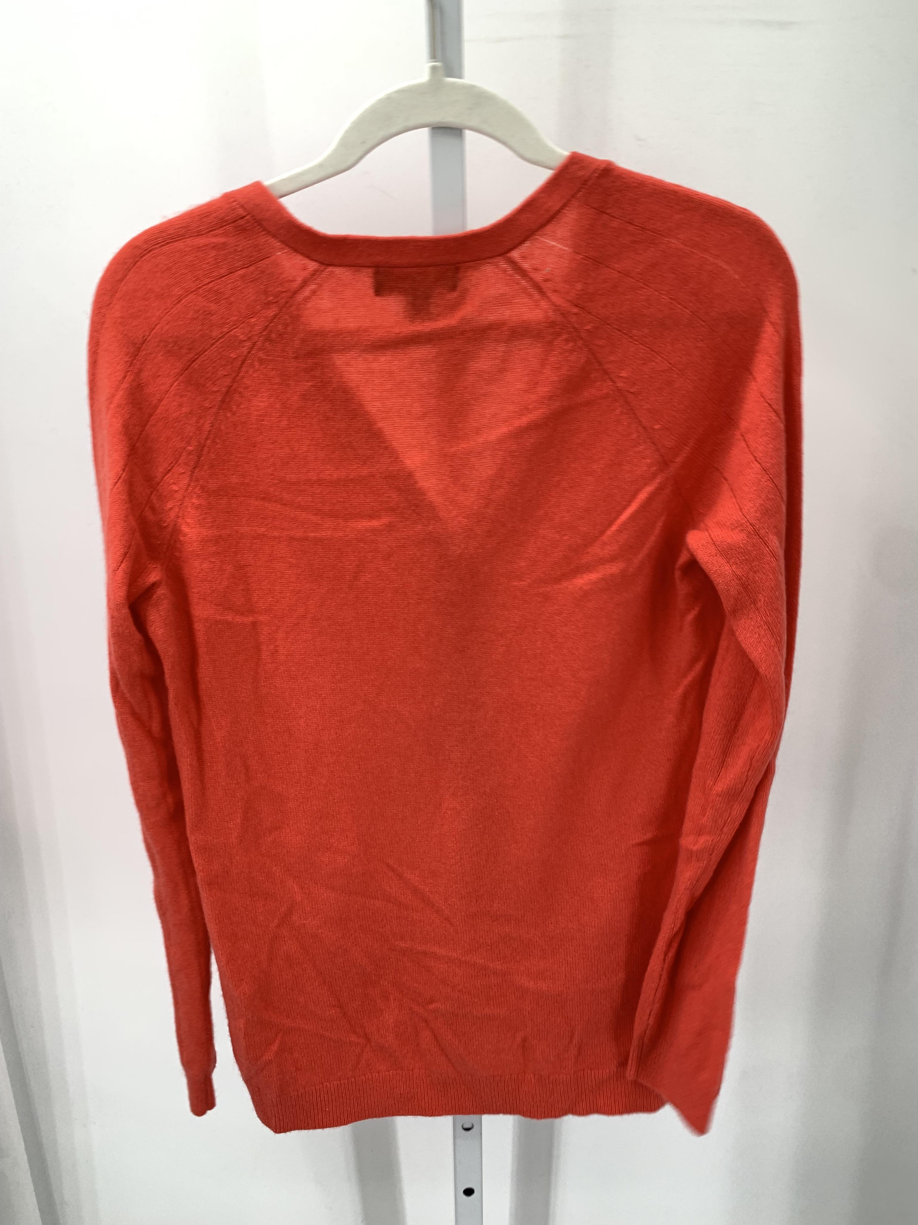 Lands End Size Small Misses Long Slv Sweater
