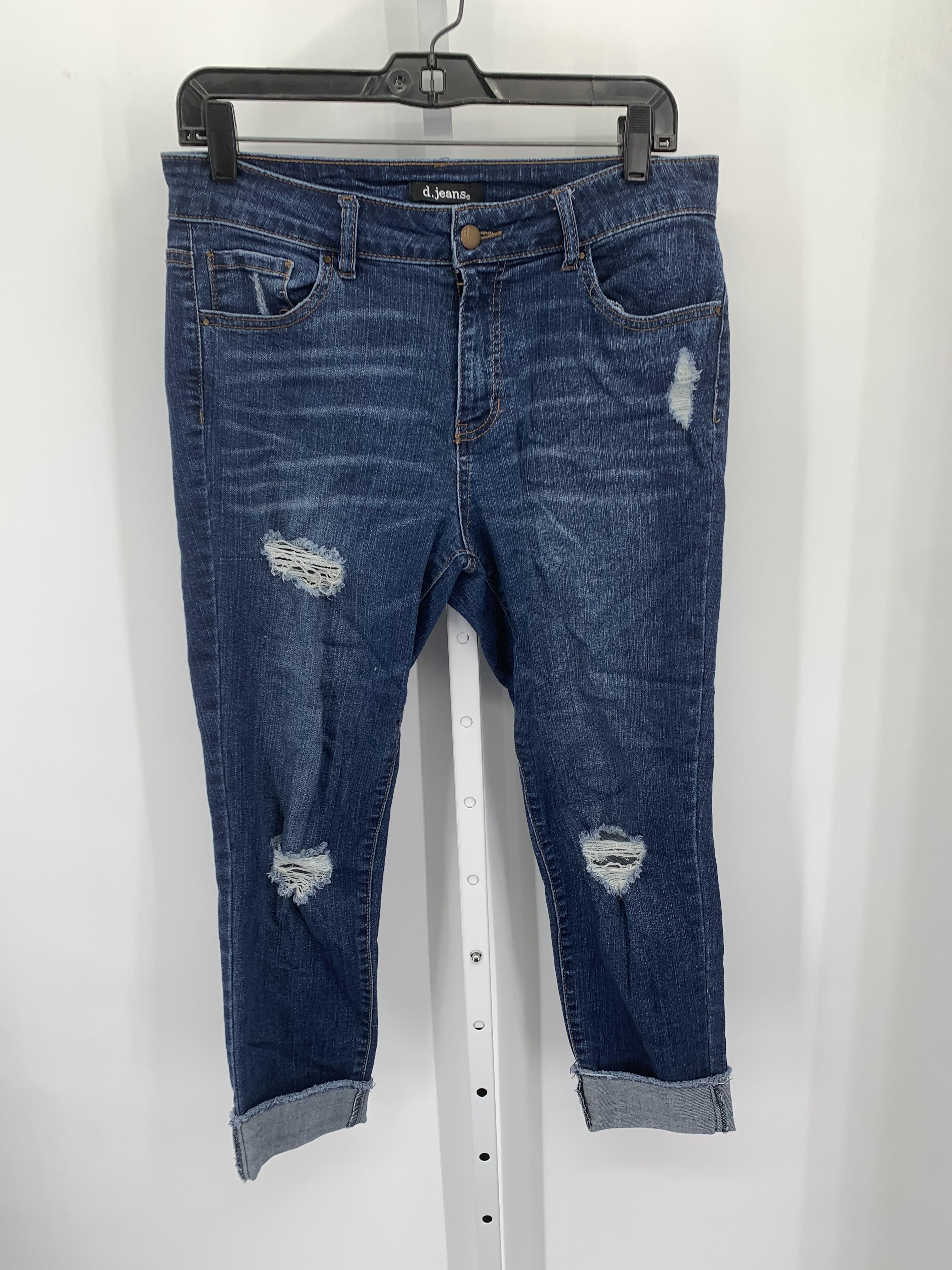 d. jeans Size 10 Misses Cropped Jeans