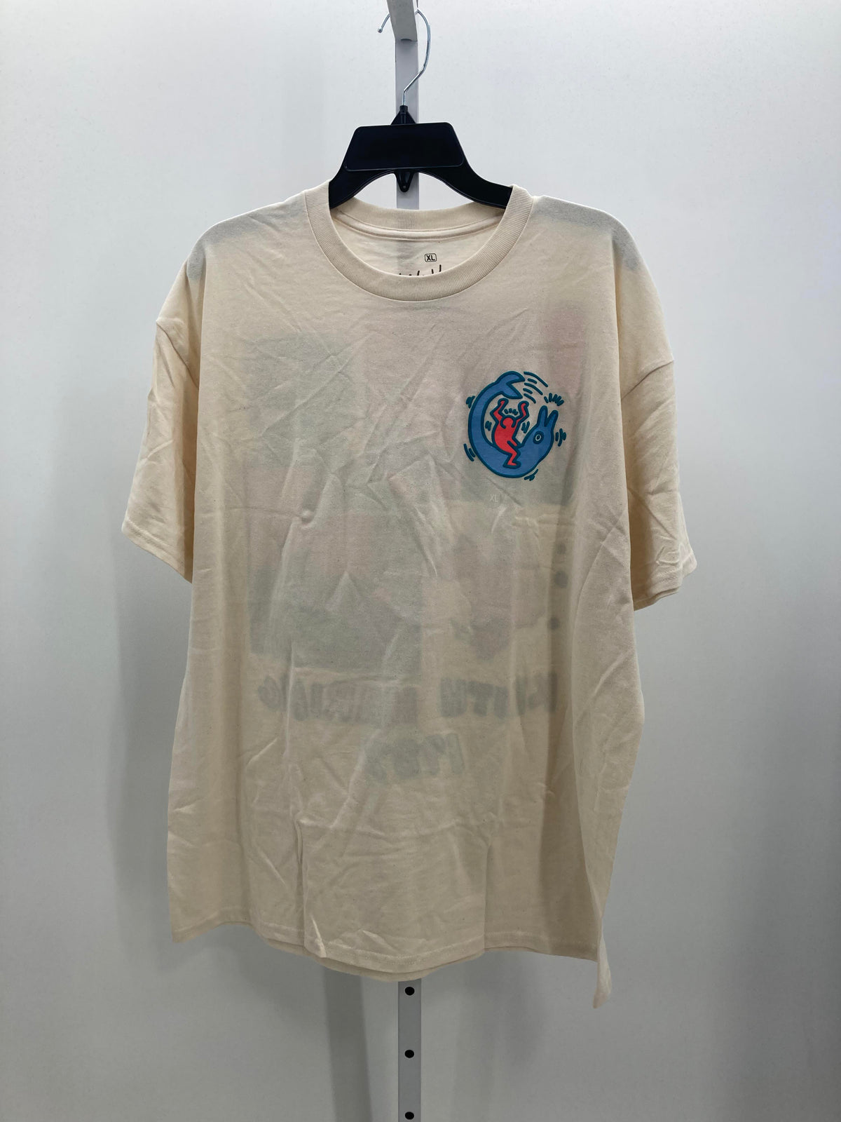 NEW GRAPHIC KNIT TEE.
