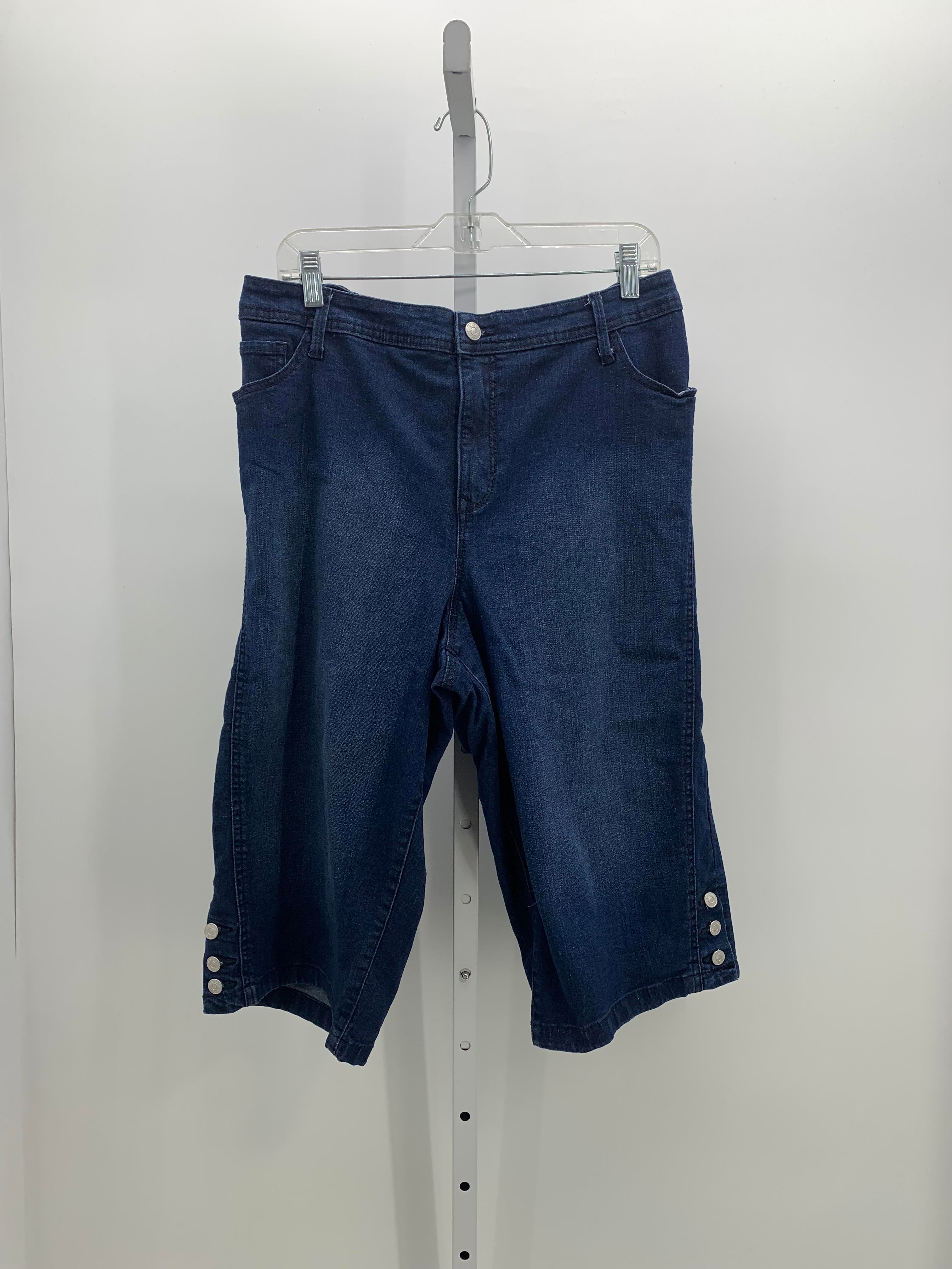 Gloria Vanderbilt Size 20 W Womens Capri Pants