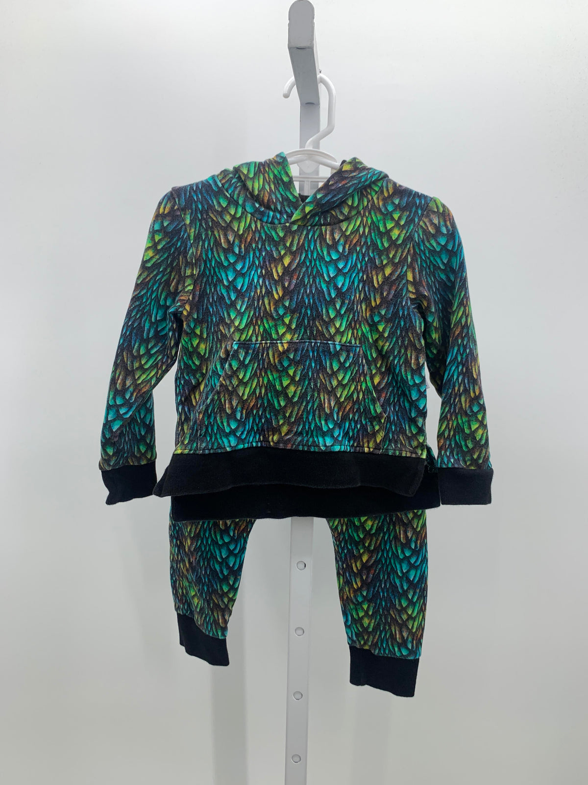 SCALES PRINT HOODIE AND PANTS
