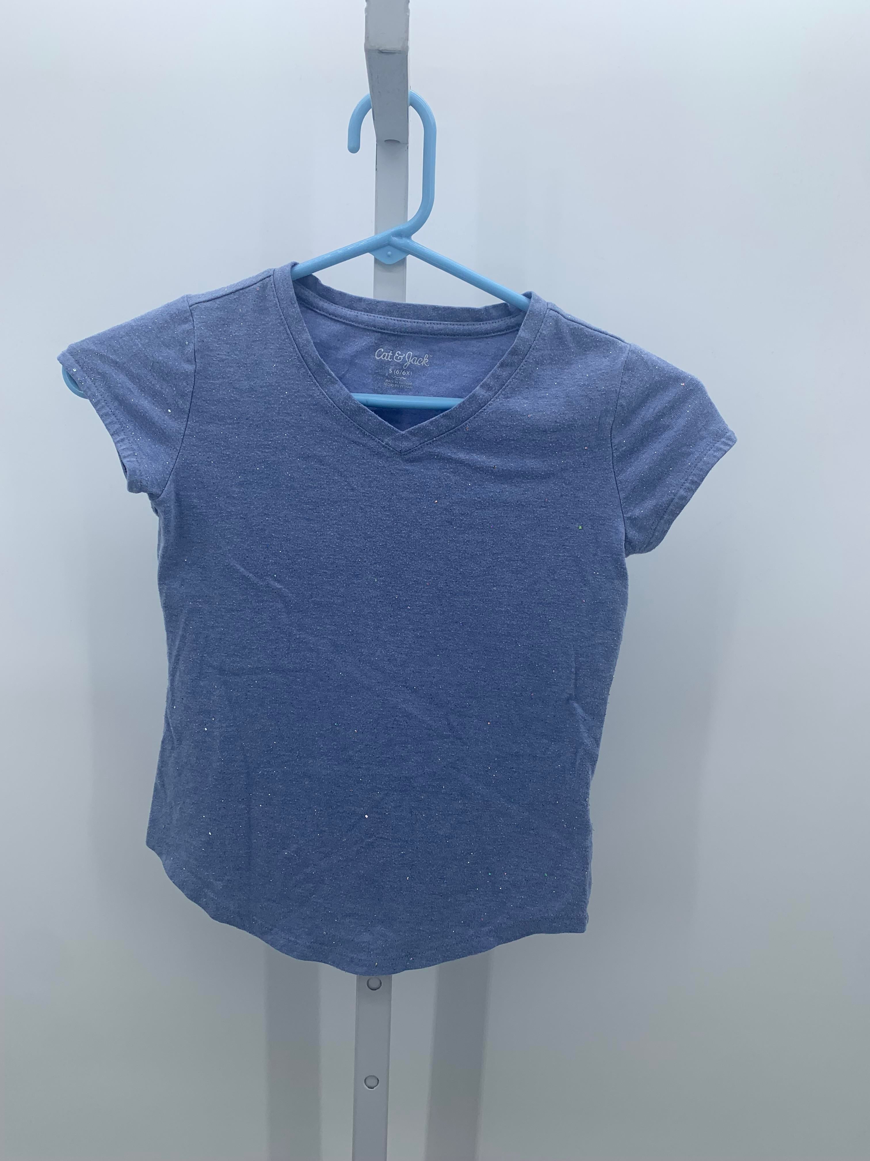 Cat & Jack Size 6/6X Girls Short Sleeve Shirt