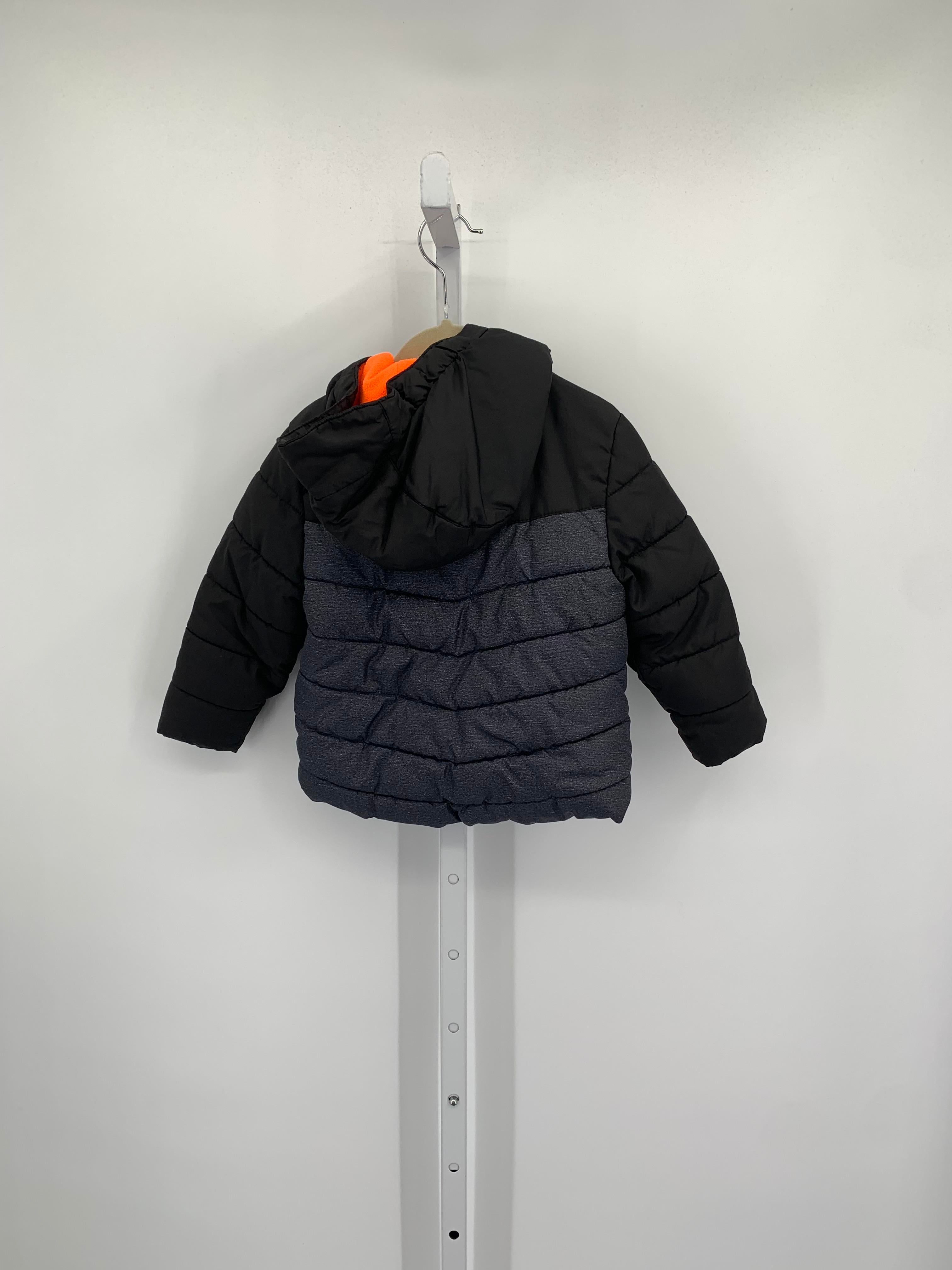 ORANGE FLEECE LINED HOODED ZIP