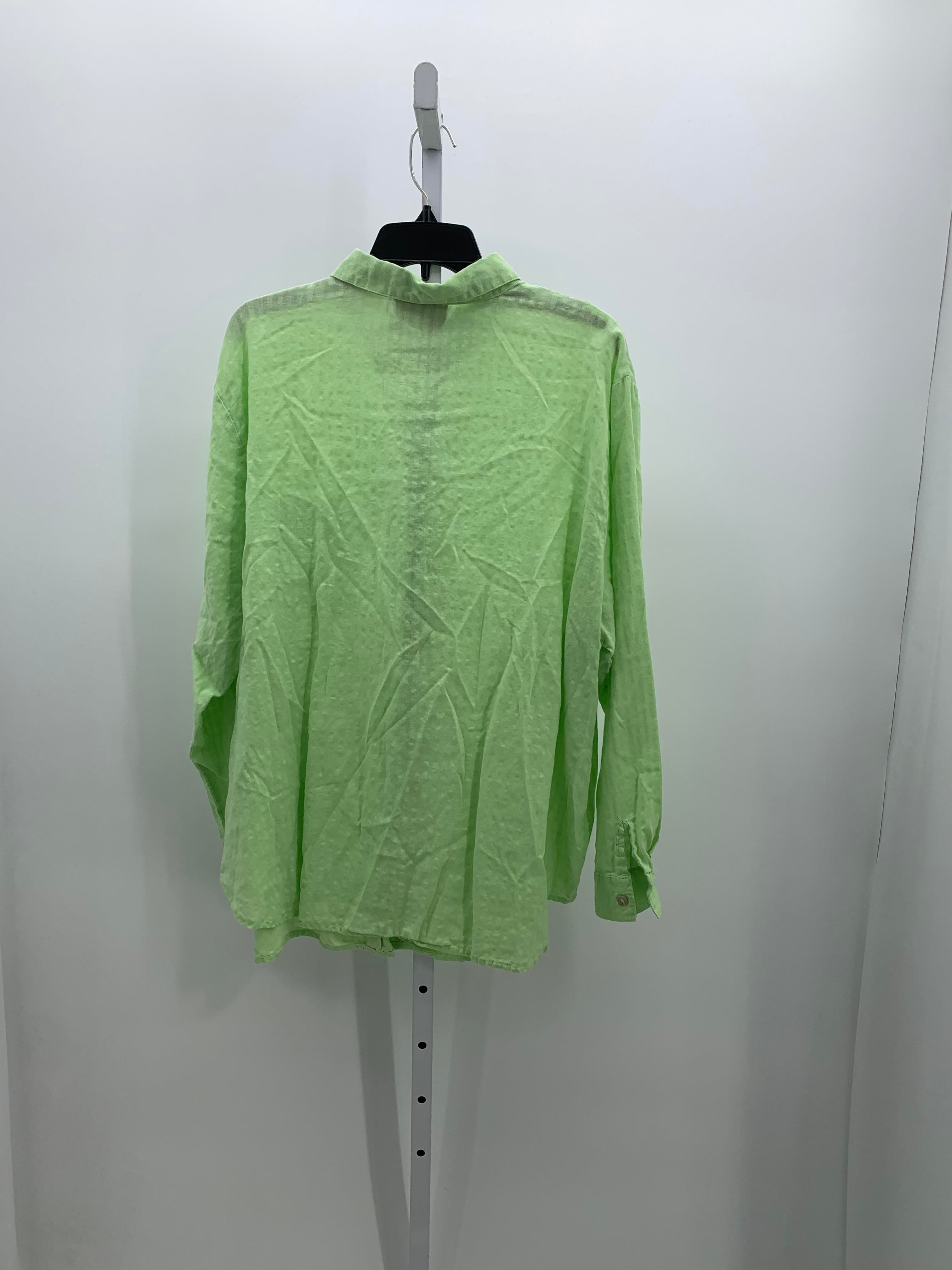 Denim & Co. Size 2X Womens Long Sleeve Shirt