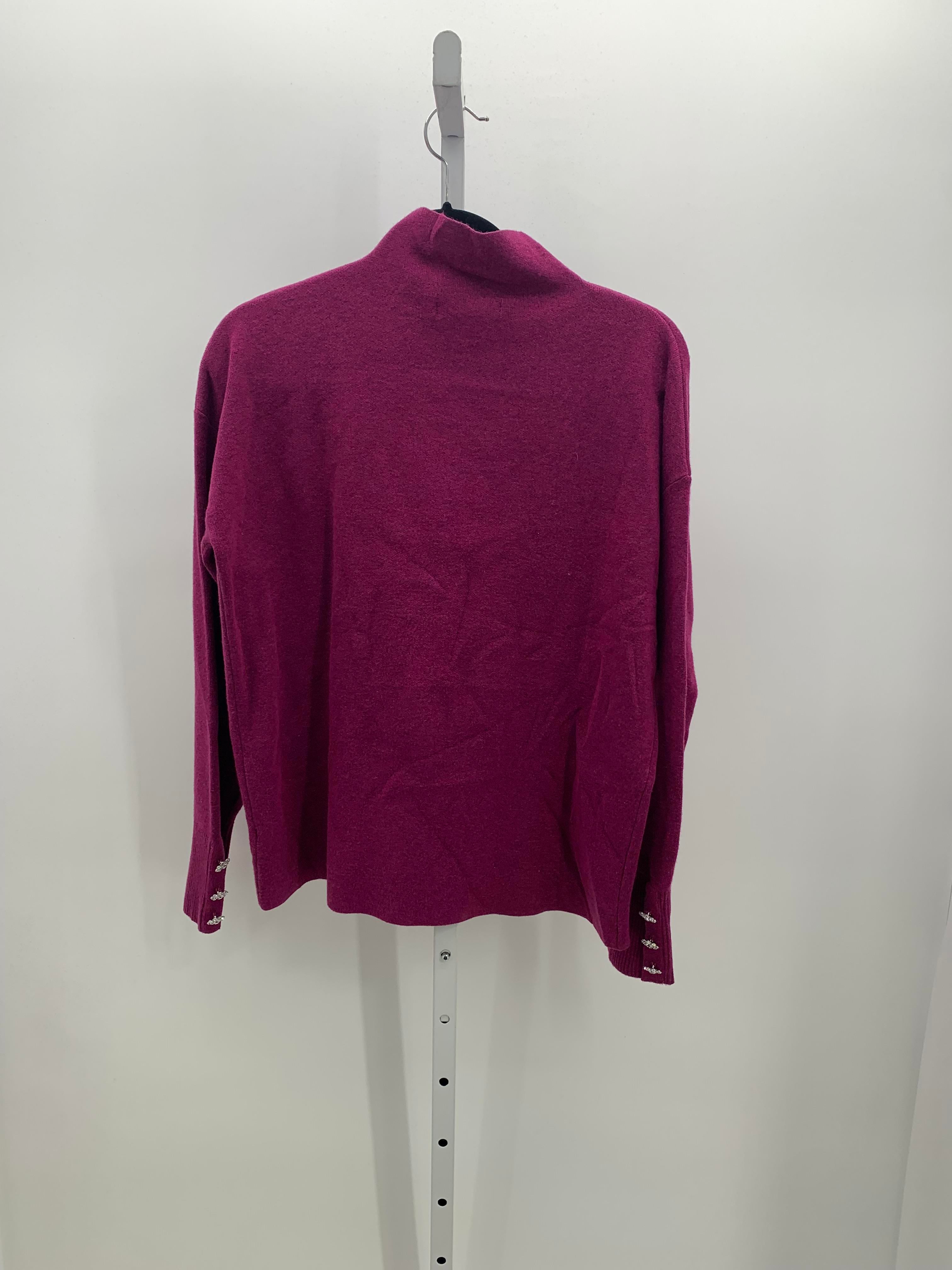 Tahari Size Large Misses Long Slv Sweater