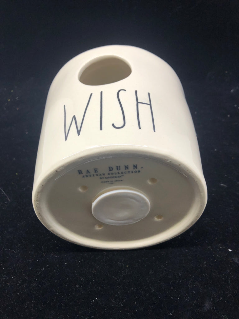 RAE DUNN "WISH" BIRD HOUSE.