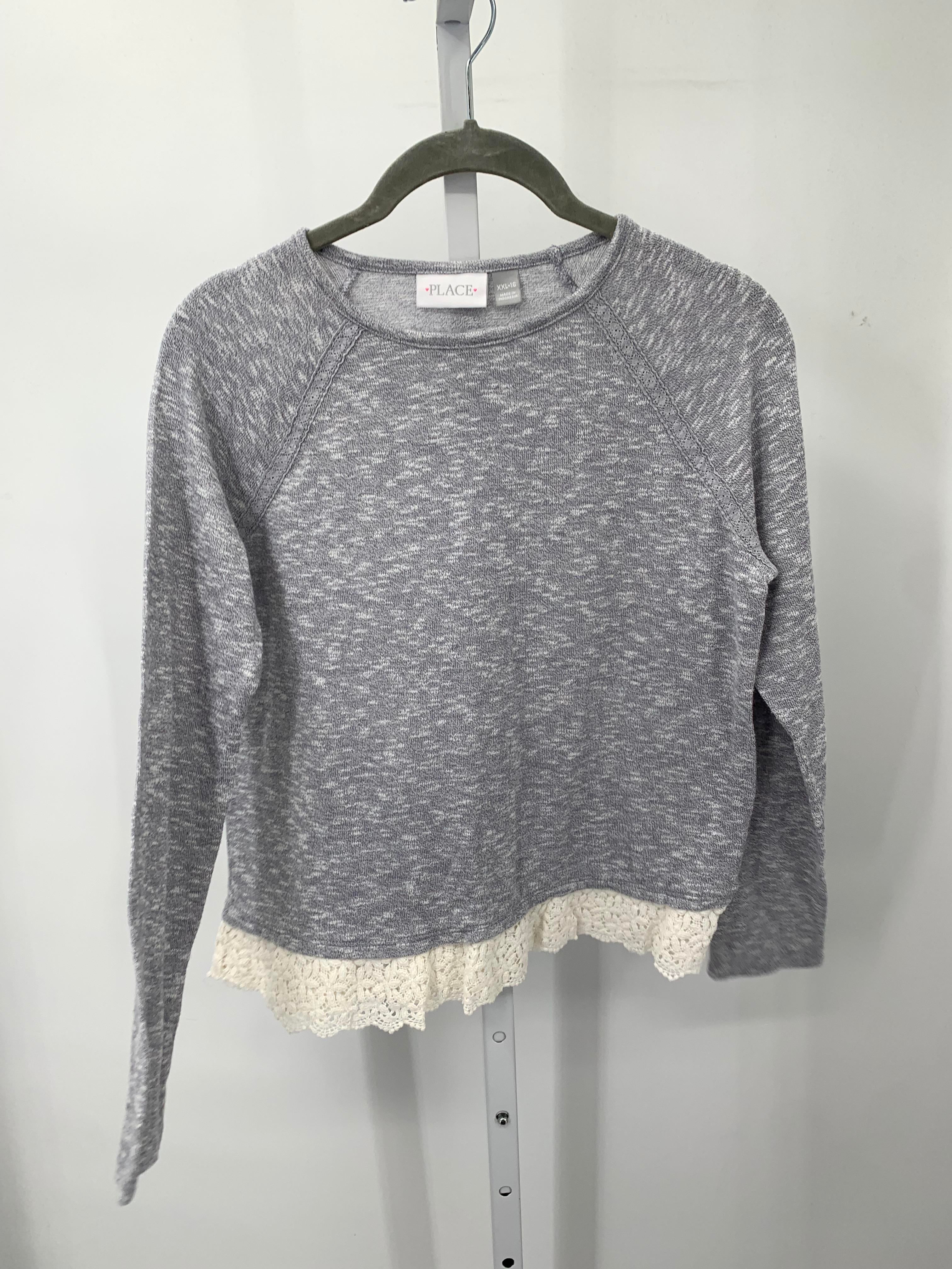 Children's Place Size 16 Girls Long Sleeve Shirt