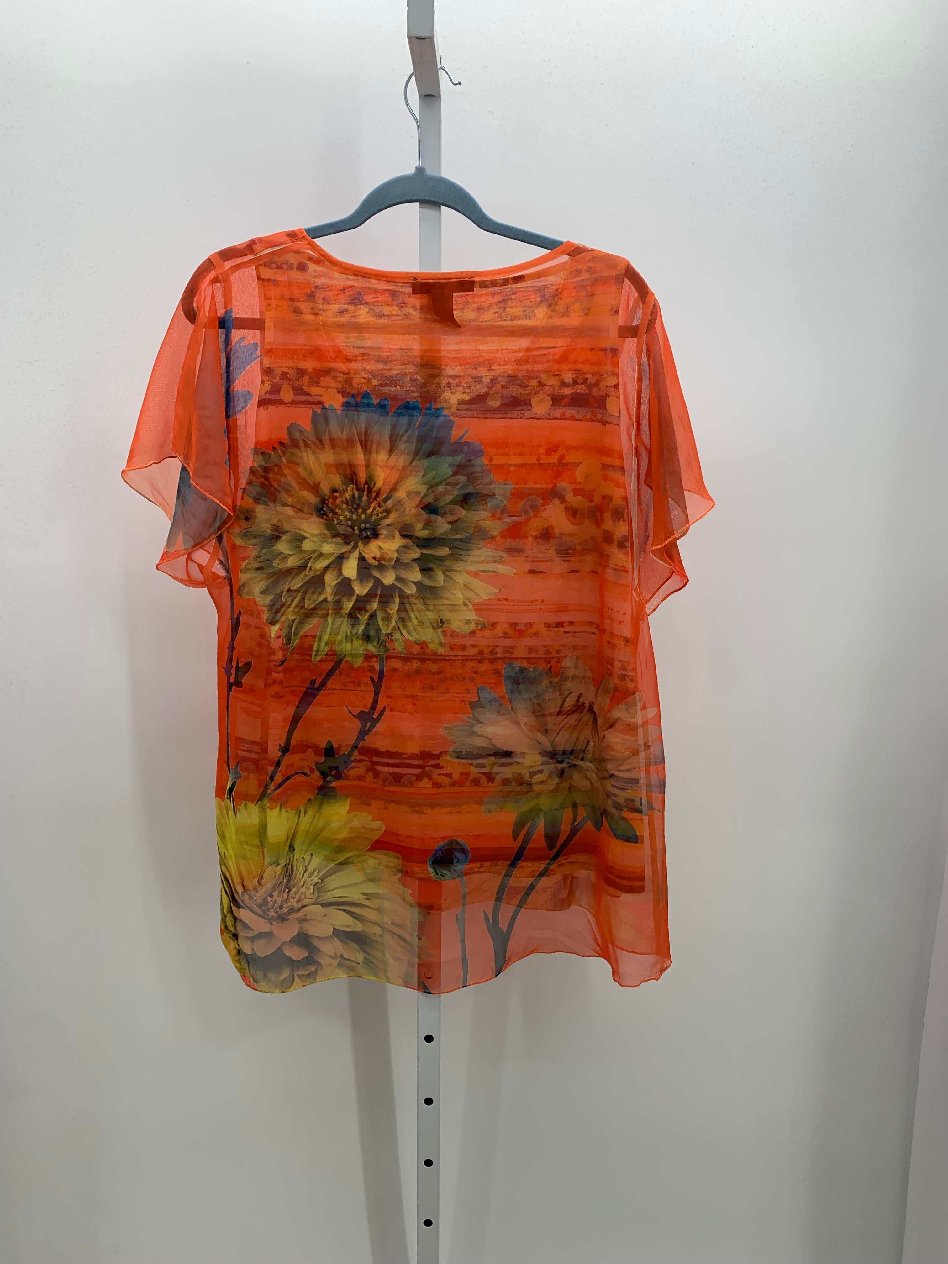 Style & Co. Size 1X Womens Short Sleeve Shirt