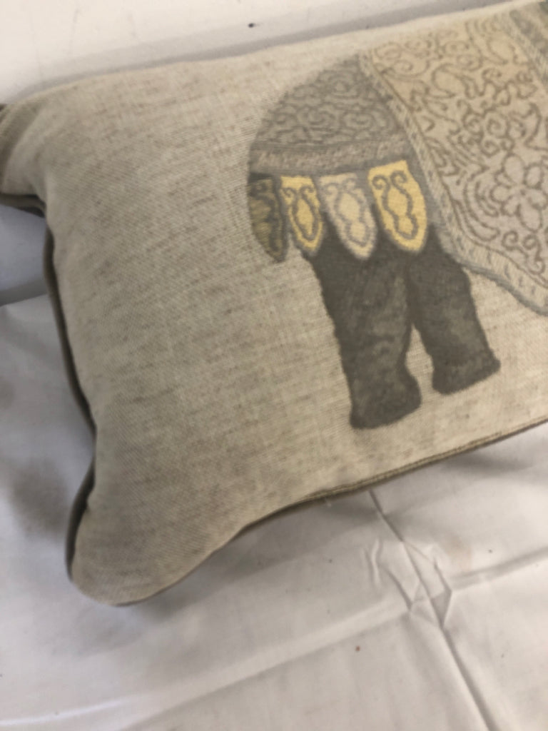 RECTANGLE ELEPHANT PILLOW.