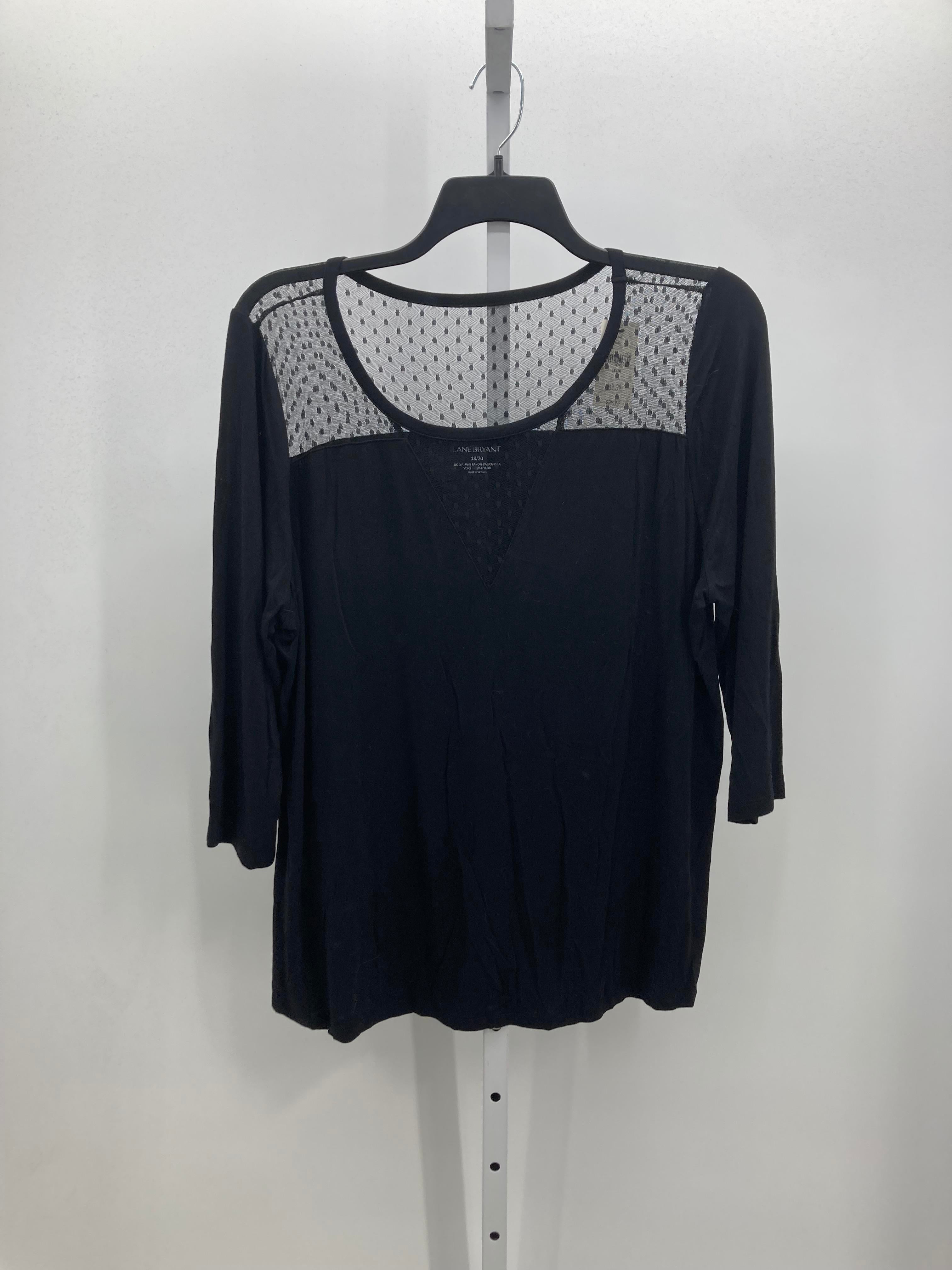 Lane Bryant Size 18/20 W Womens 3/4 Sleeve Shirt