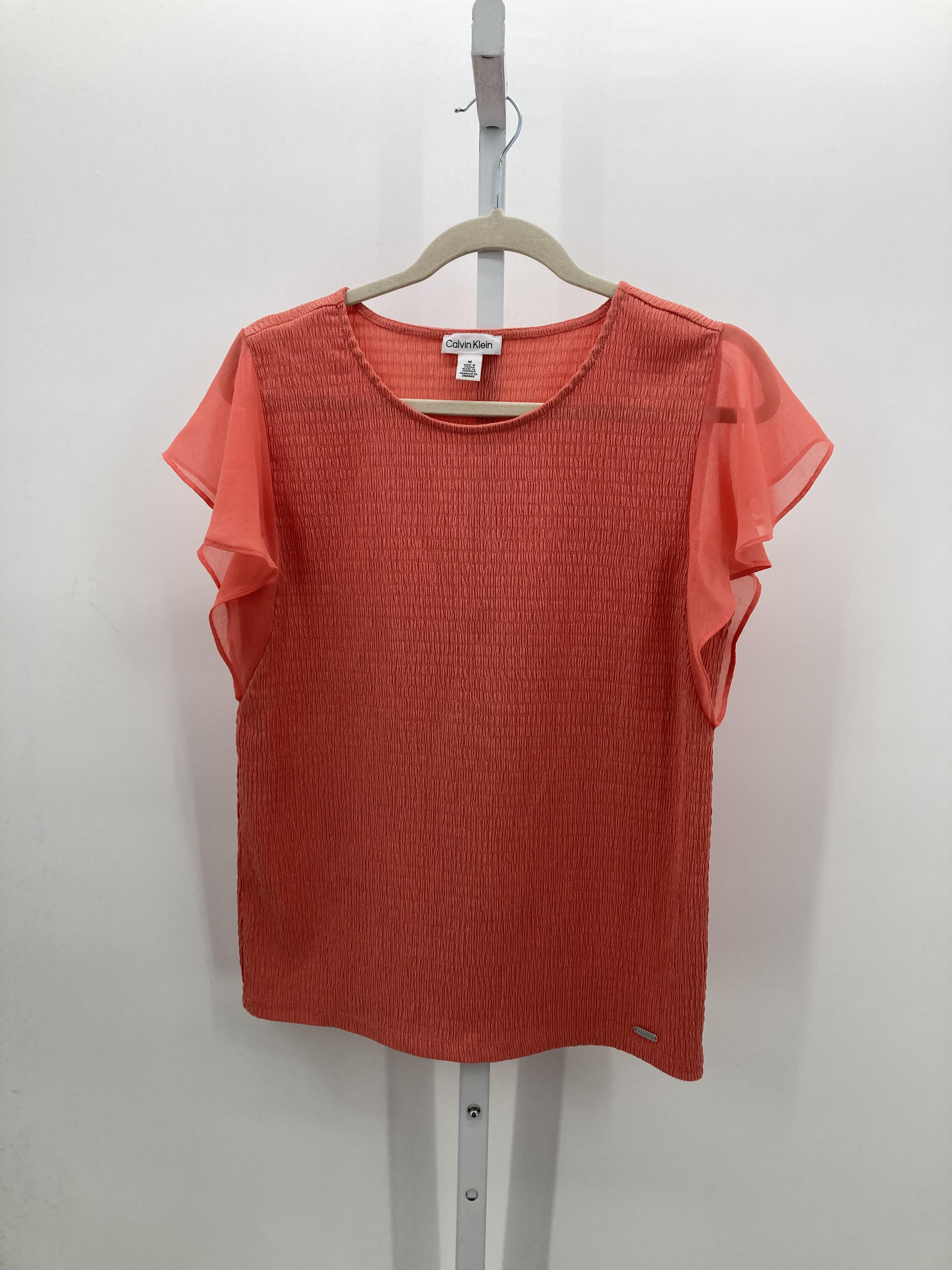 Calvin Klein Size Medium Misses Short Sleeve Shirt