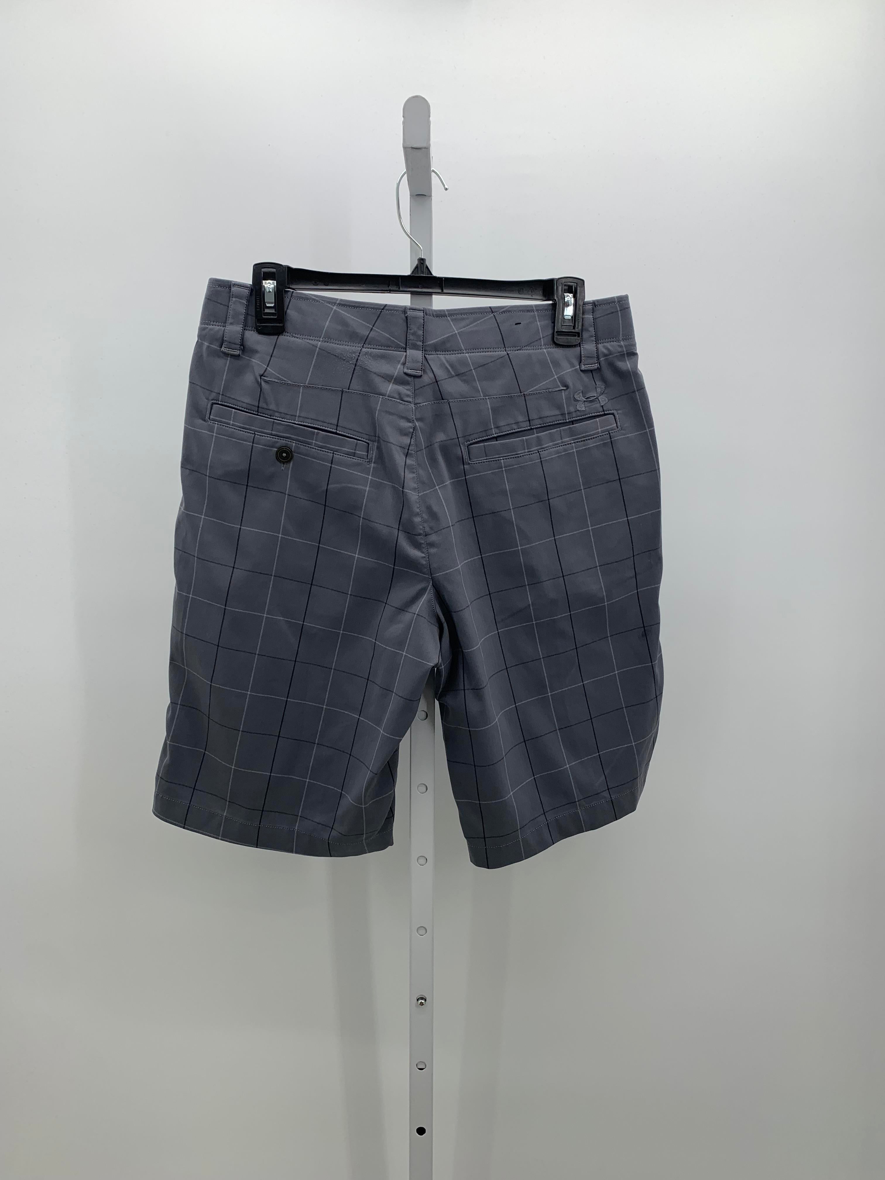 PLAID GOLF SHORTS