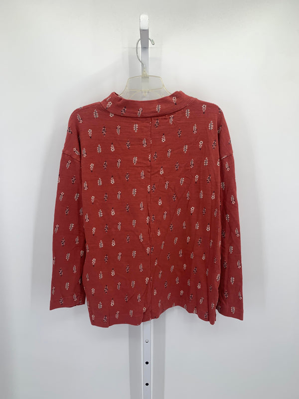 Loft Size Large Misses Long Sleeve Shirt