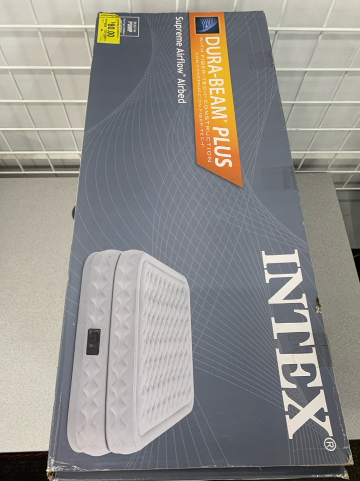 NIB INTEX SUPREME AIRFLOW QUEEN AIRBED.