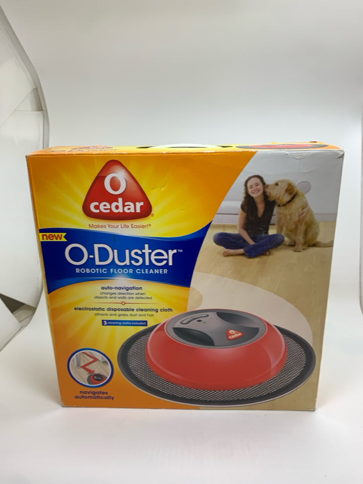 NIB O-DUSTER ROBOTIC FLOOR CLEANER.
