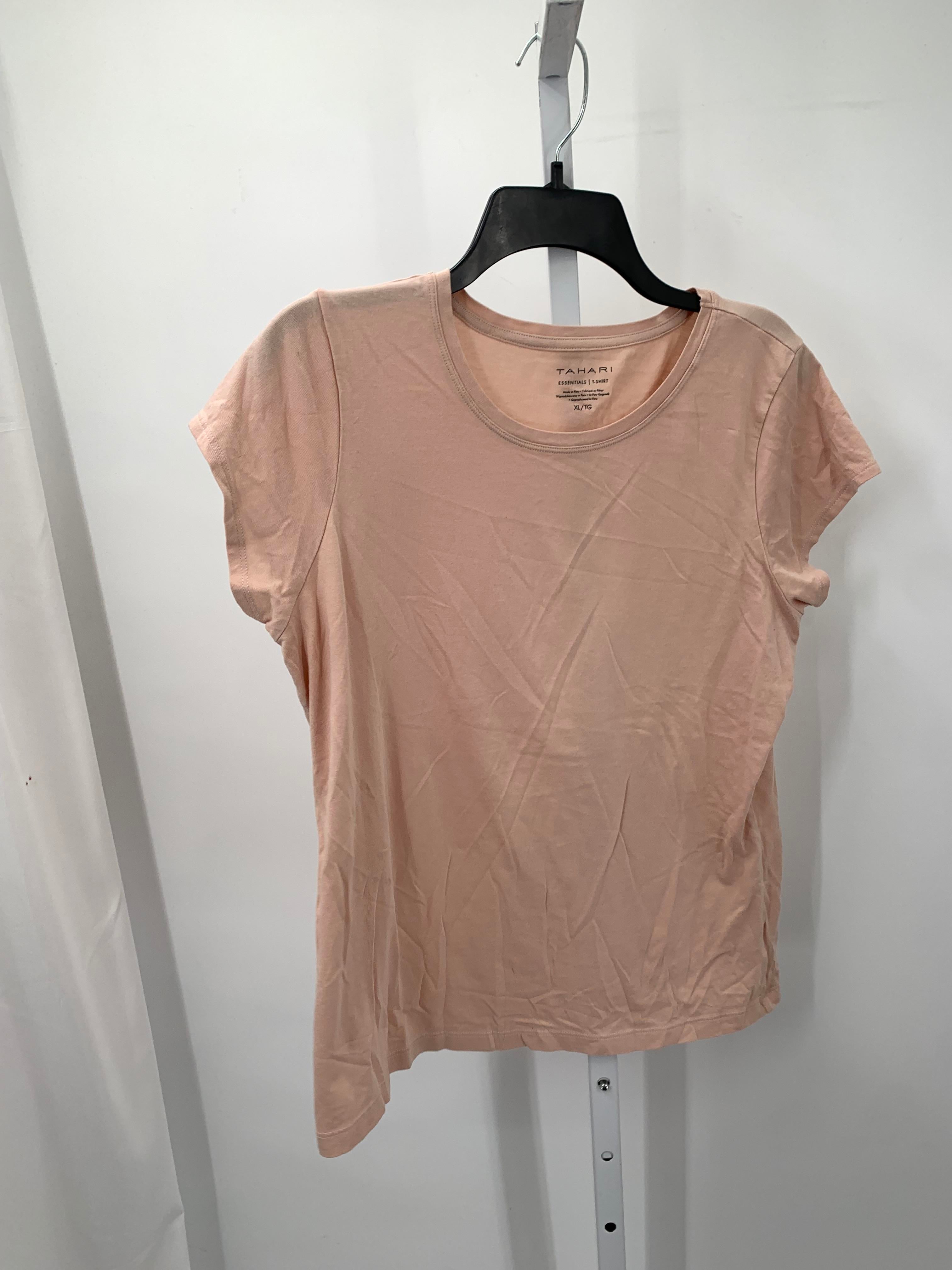 Tahari Size Extra Large Misses Short Sleeve Shirt