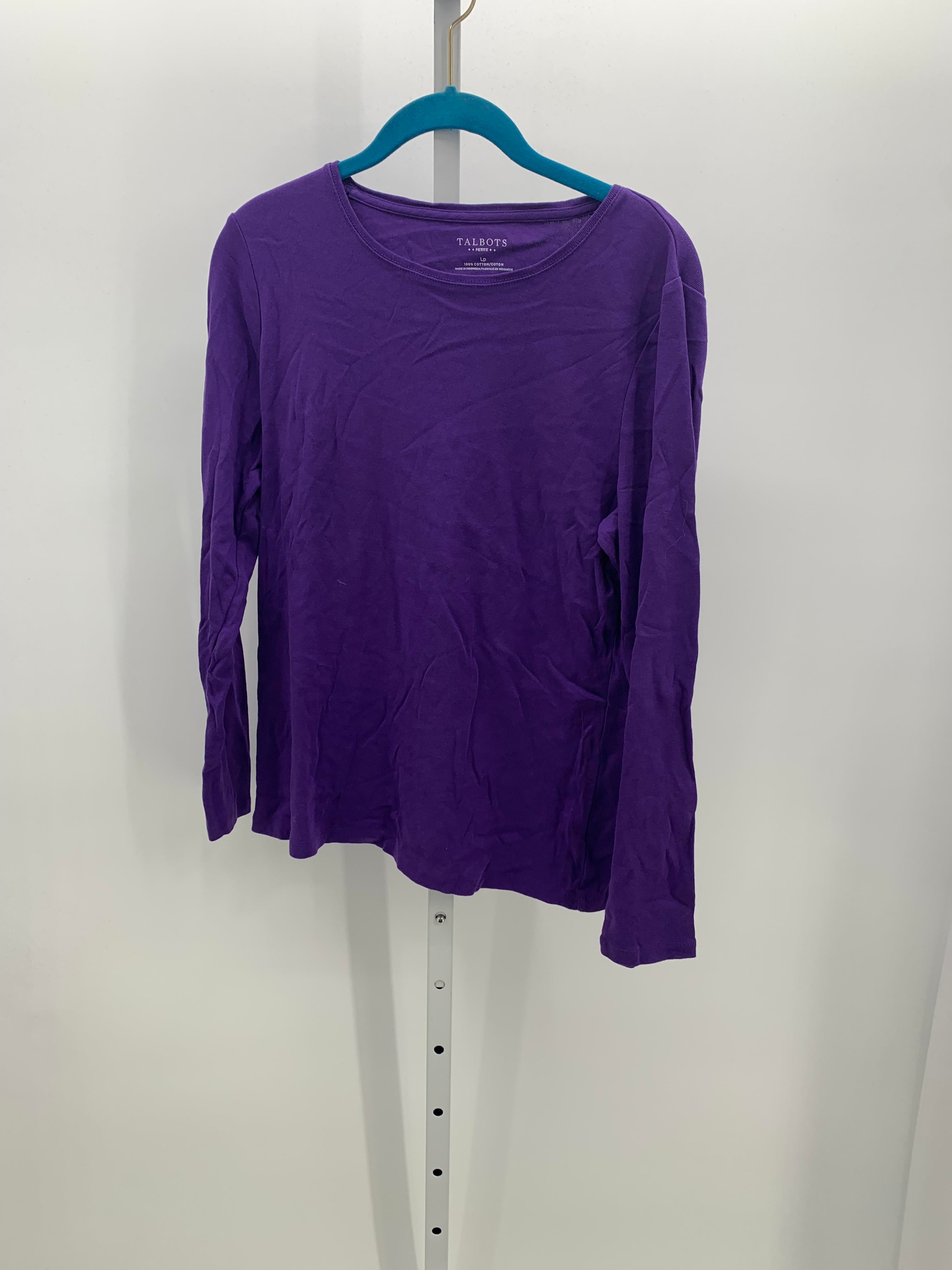 Talbots Size Large Petite Petite Long Sleeve Shirt