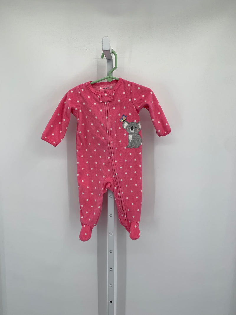 Carters Size 6 Months Girls Long Slv. Romper