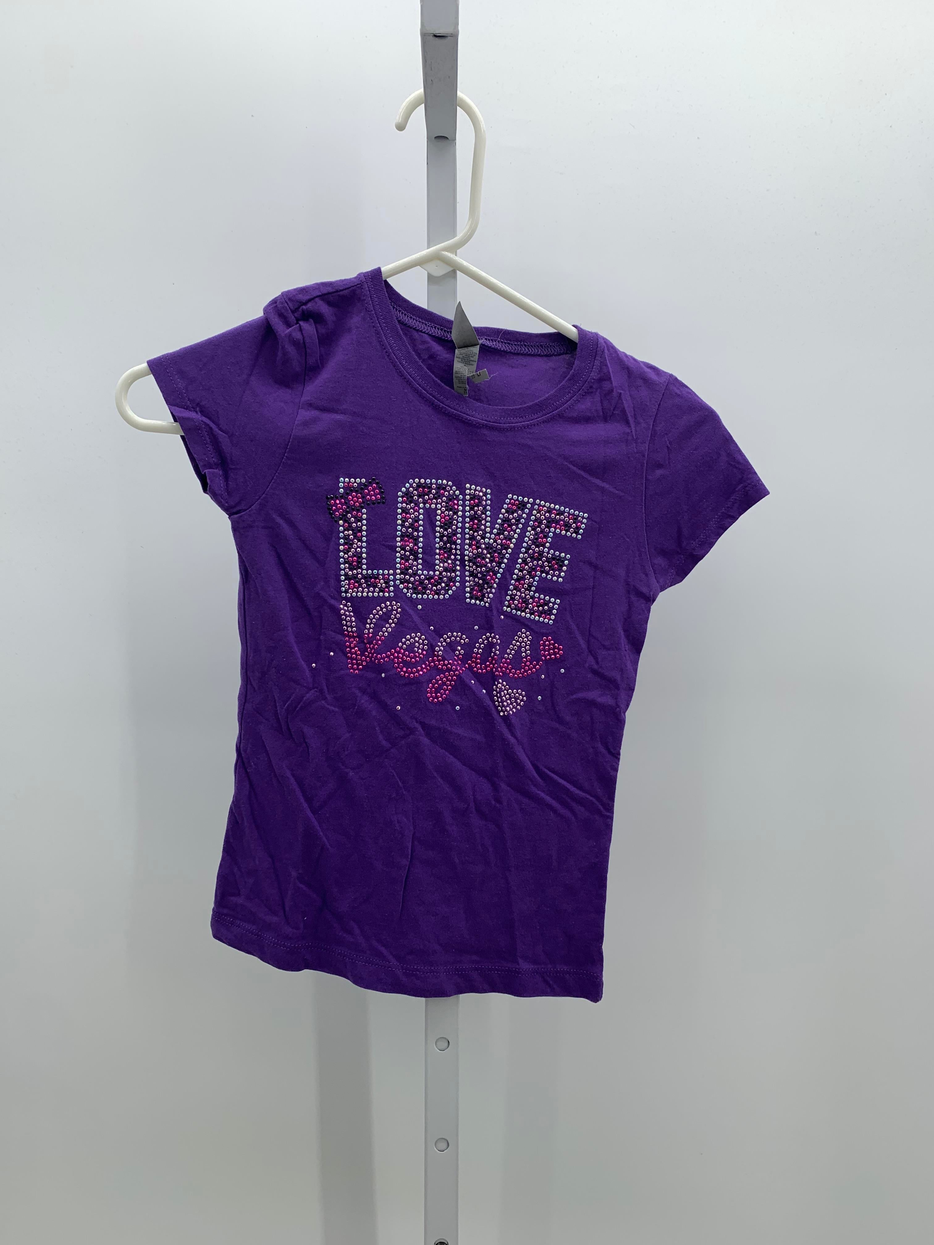 Next Level Apparel Size 7-8 Girls Short Sleeve Shirt
