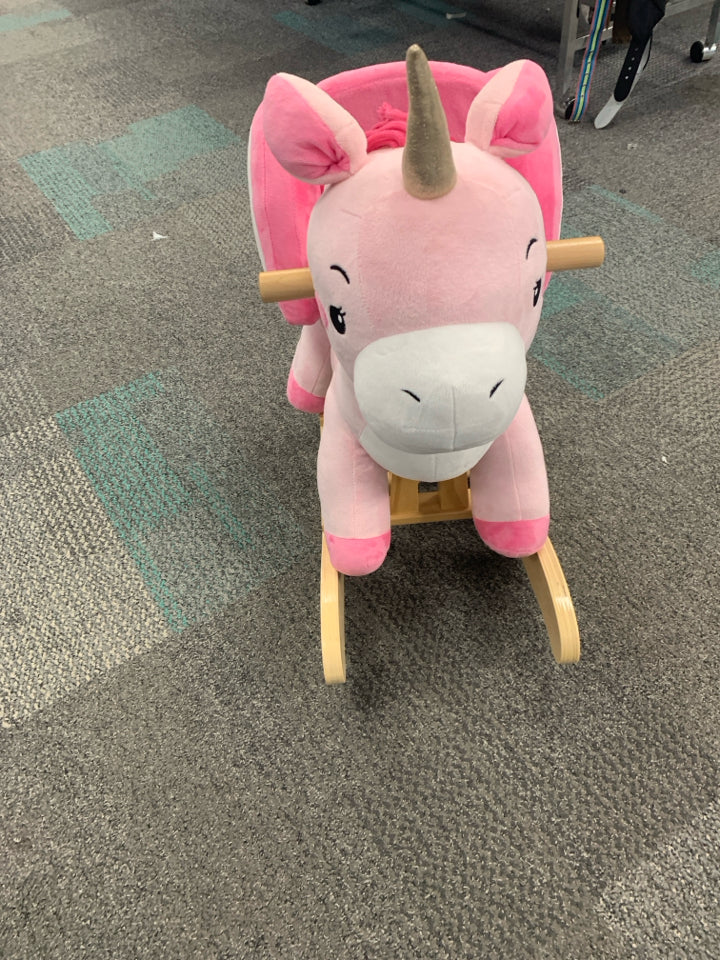 Pink unicorn rocker