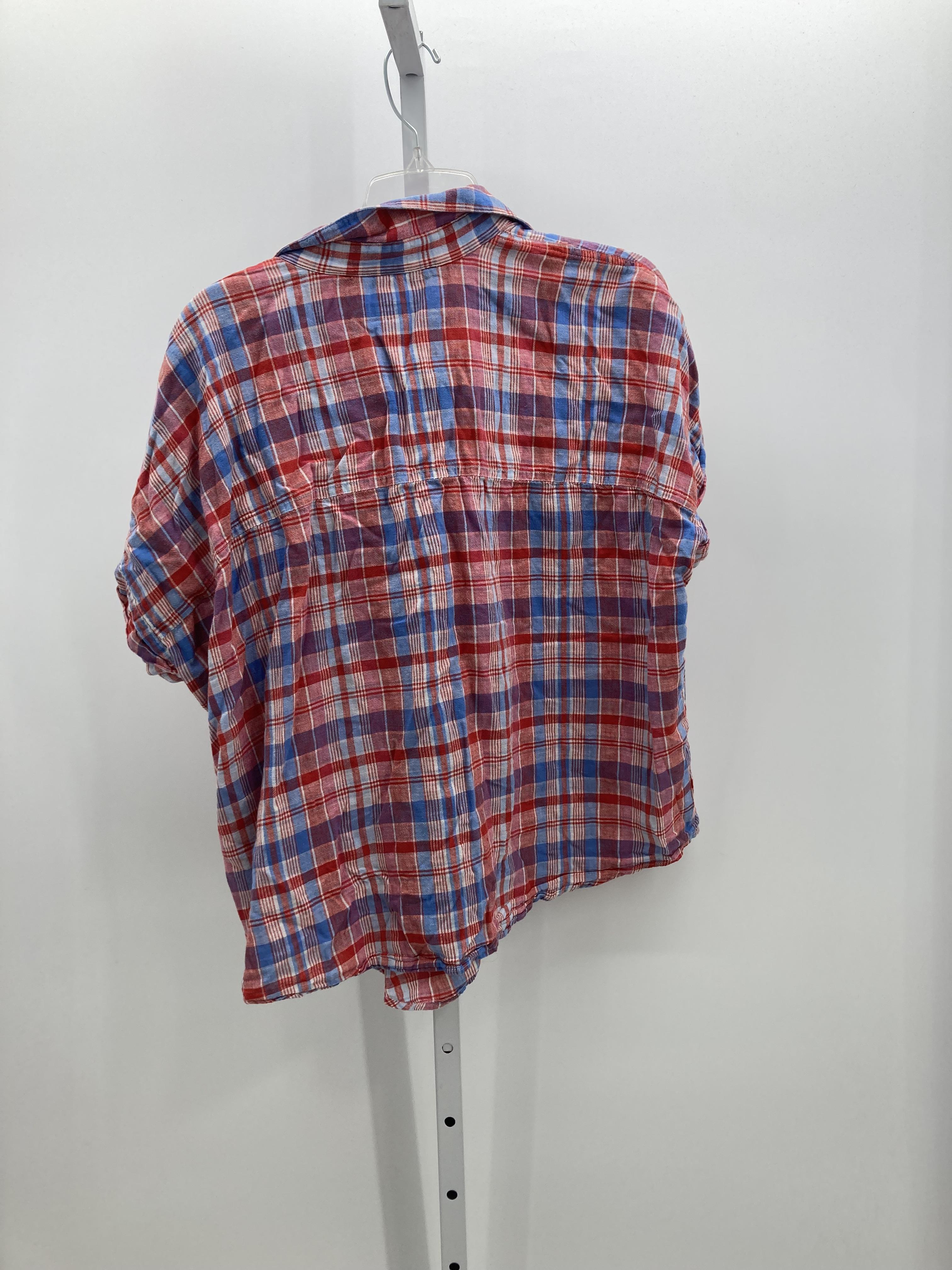 Chaps Size Large Misses Short Sleeve Shirt