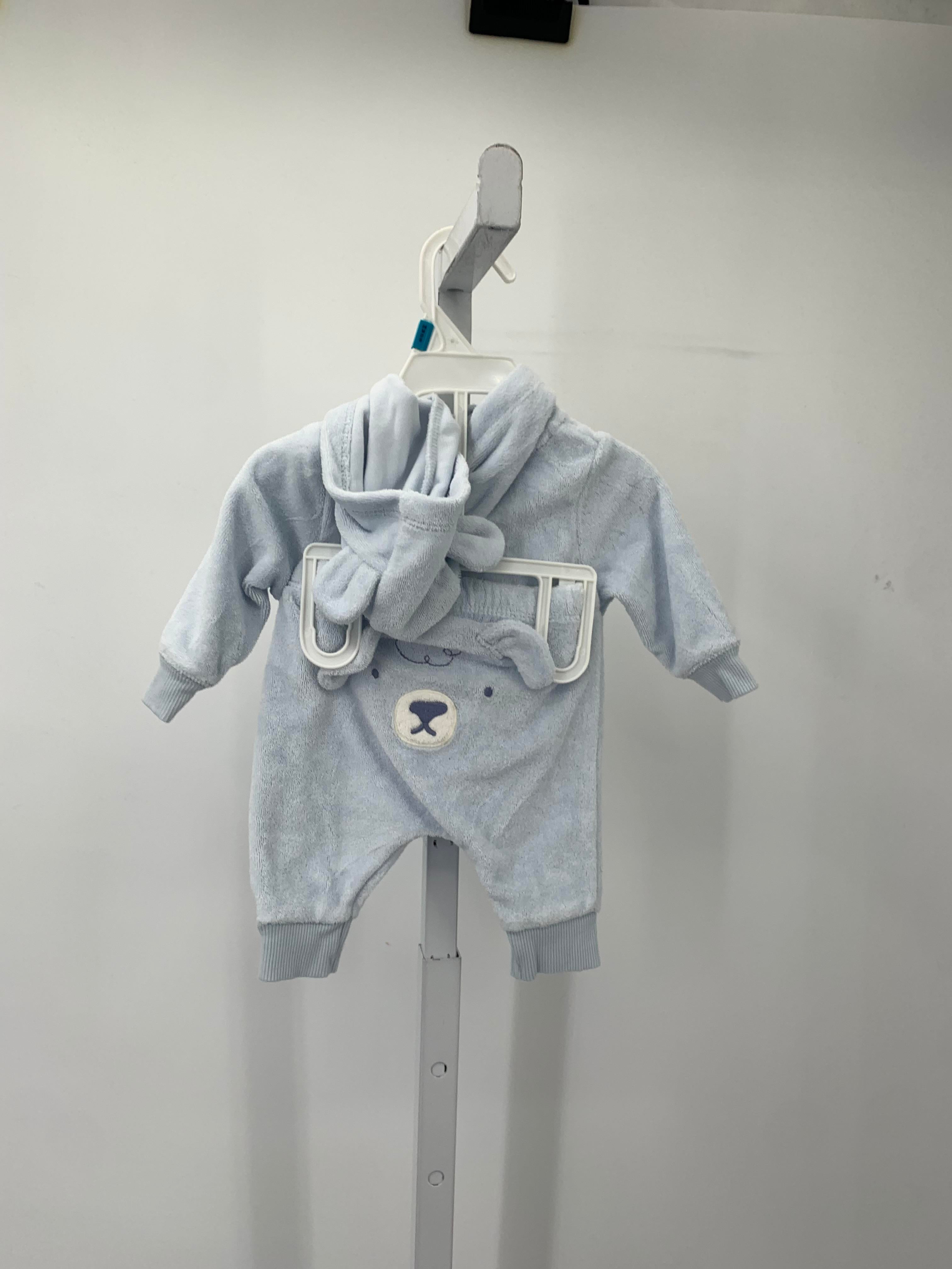 TERRY CLOTH HOODED BEAR JACKET AND PANTS