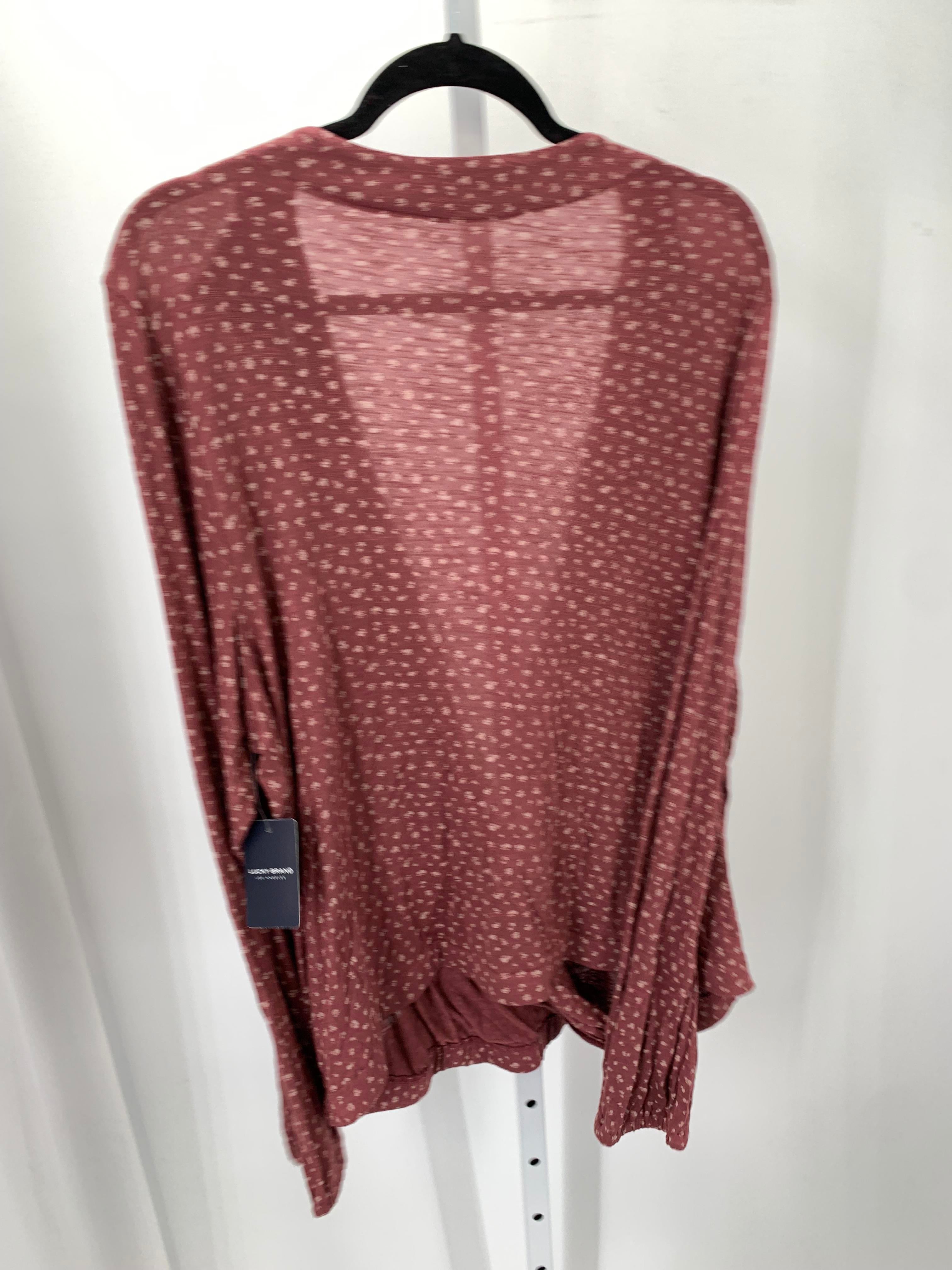 Lucky Brand Size XXL Misses Long Sleeve Shirt