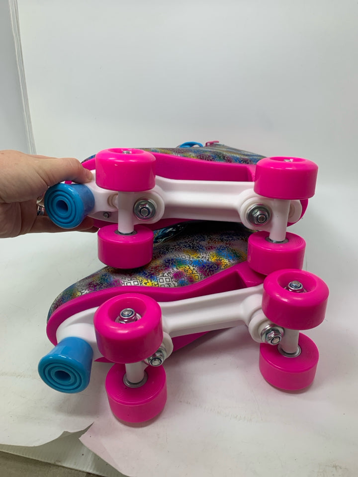 Rainbow Metallic Roller Skates Size ( 9M ) - NWOT