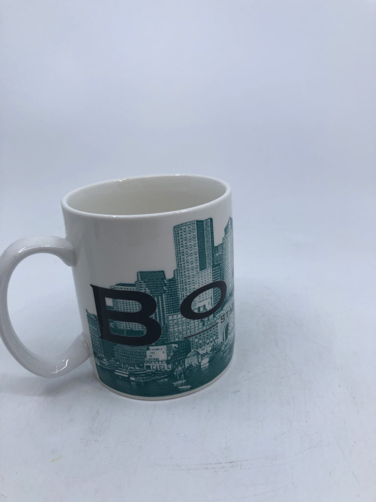 BOSTON CITY SCAPE STARBUCKS MUG.