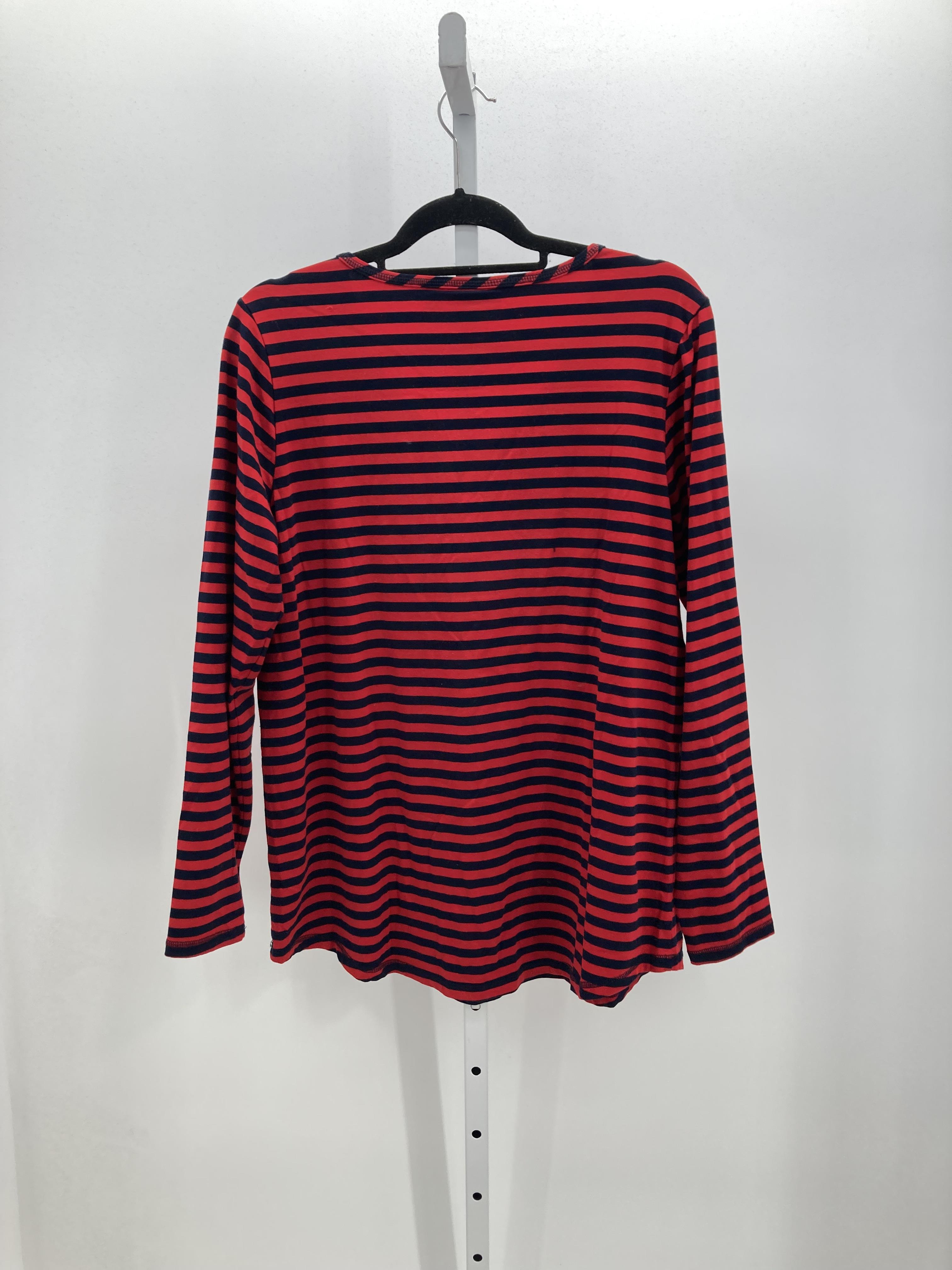 Susan Graver Size Large Misses Long Sleeve Shirt