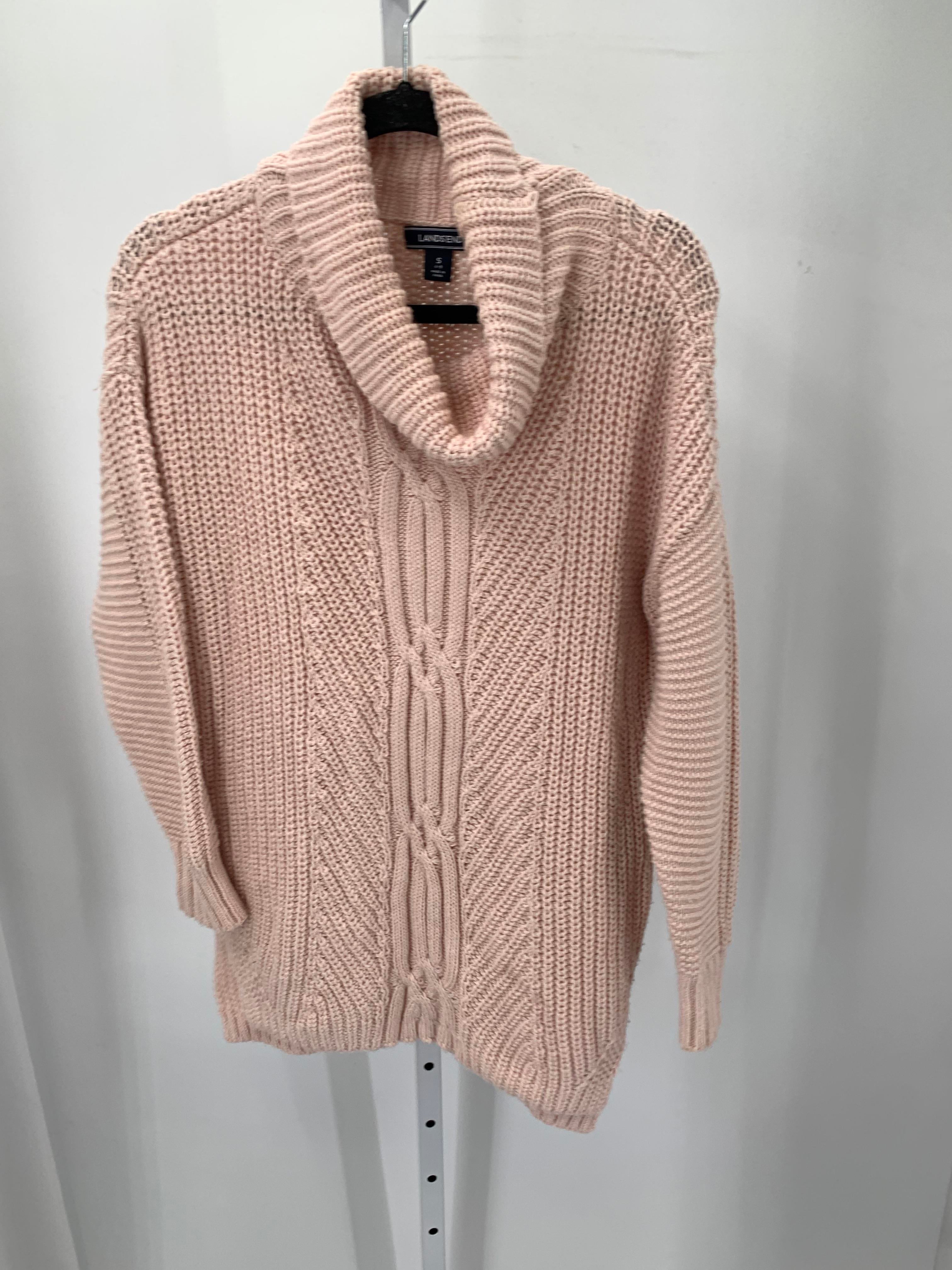 Lands End Size Small Misses Long Slv Sweater