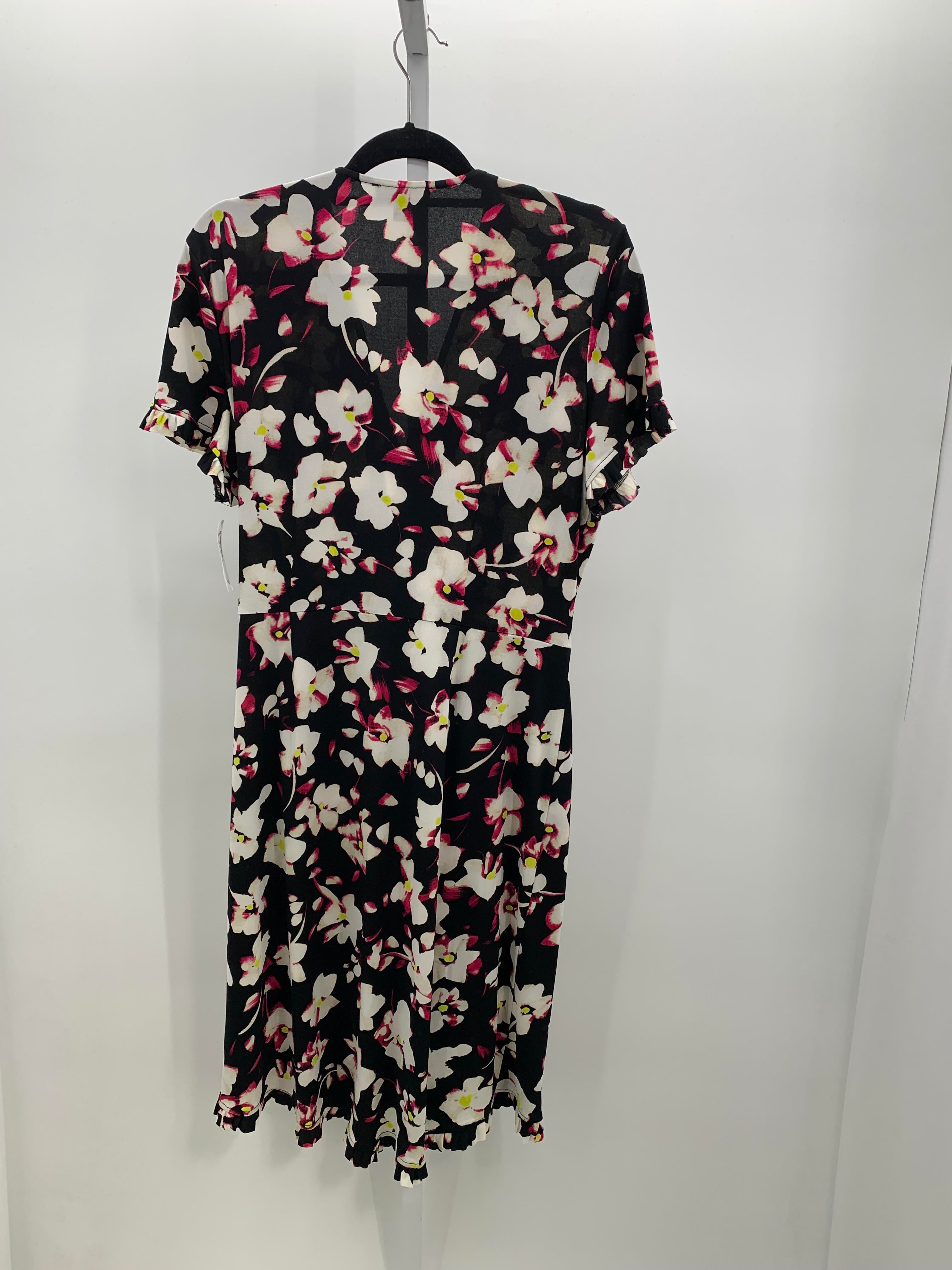 Roz & Ali Size 16 Misses Short Sleeve Dress