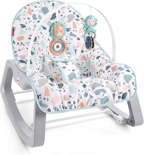 Fisher-Price Infant-to-Toddler Rocker - Pacific Pebble, portable baby seat and