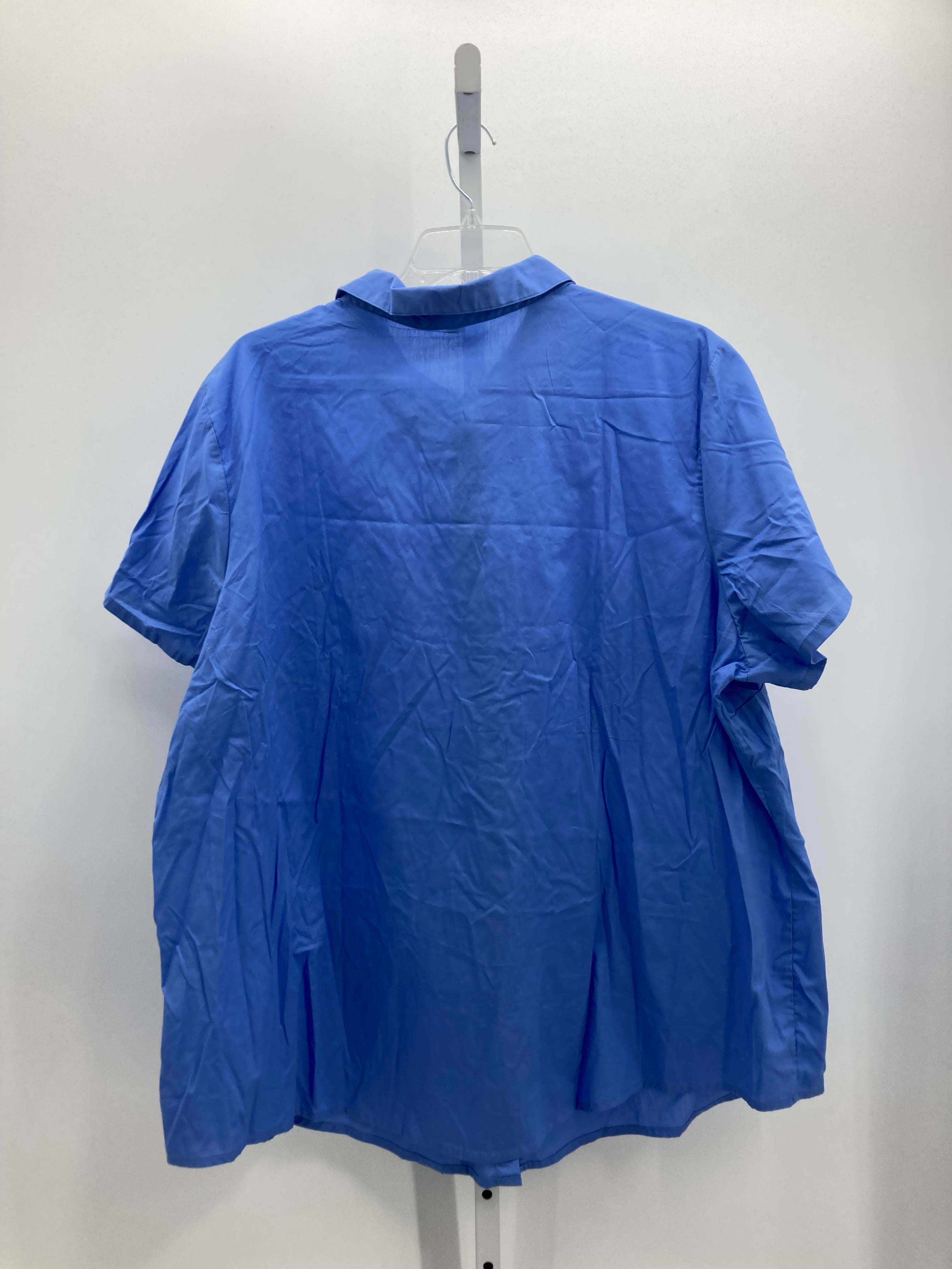 Woman Within Size 3X Womens Short Sleeve Shirt