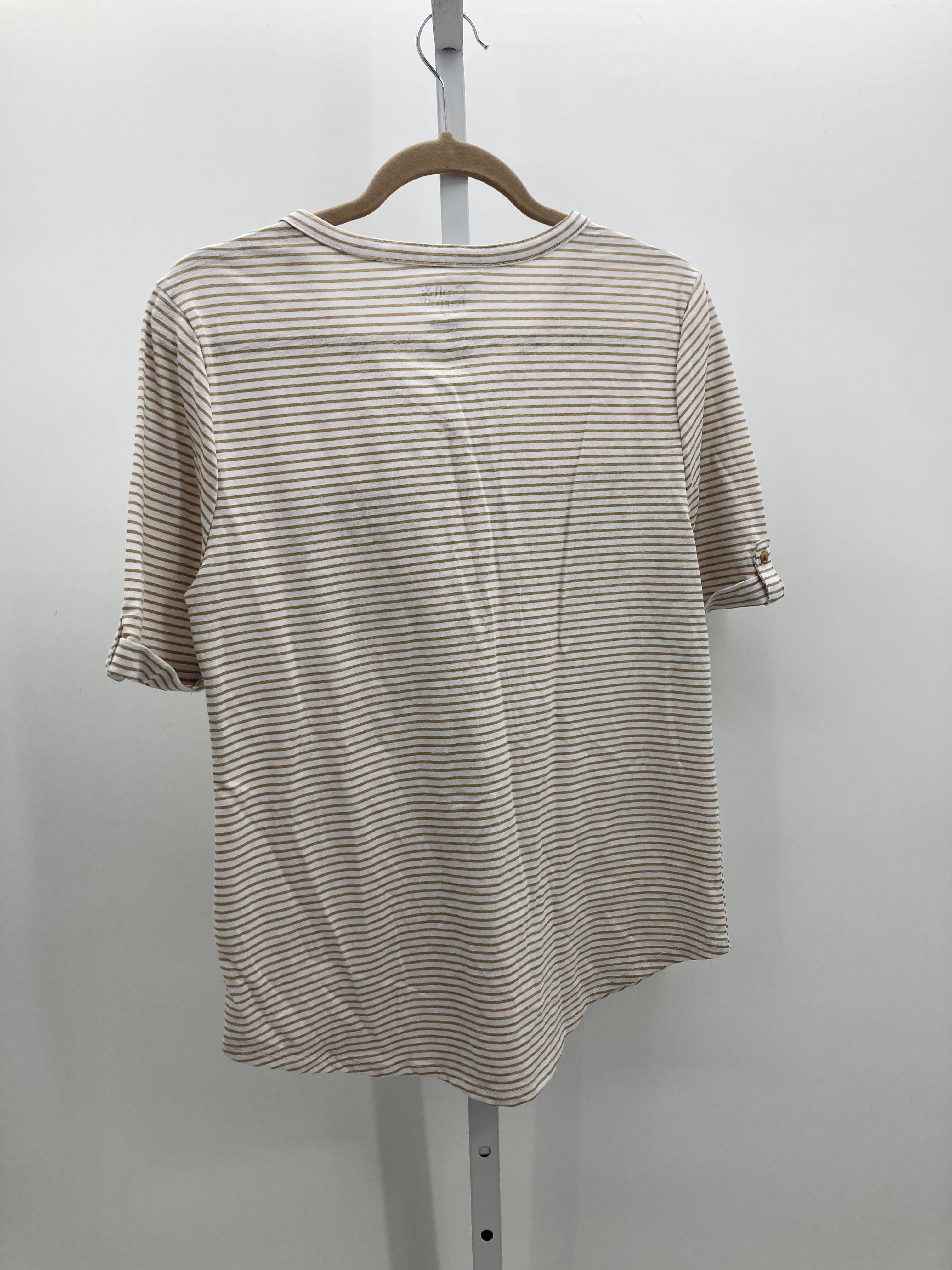 Croft & Barrow Size Small Misses Short Sleeve Shirt
