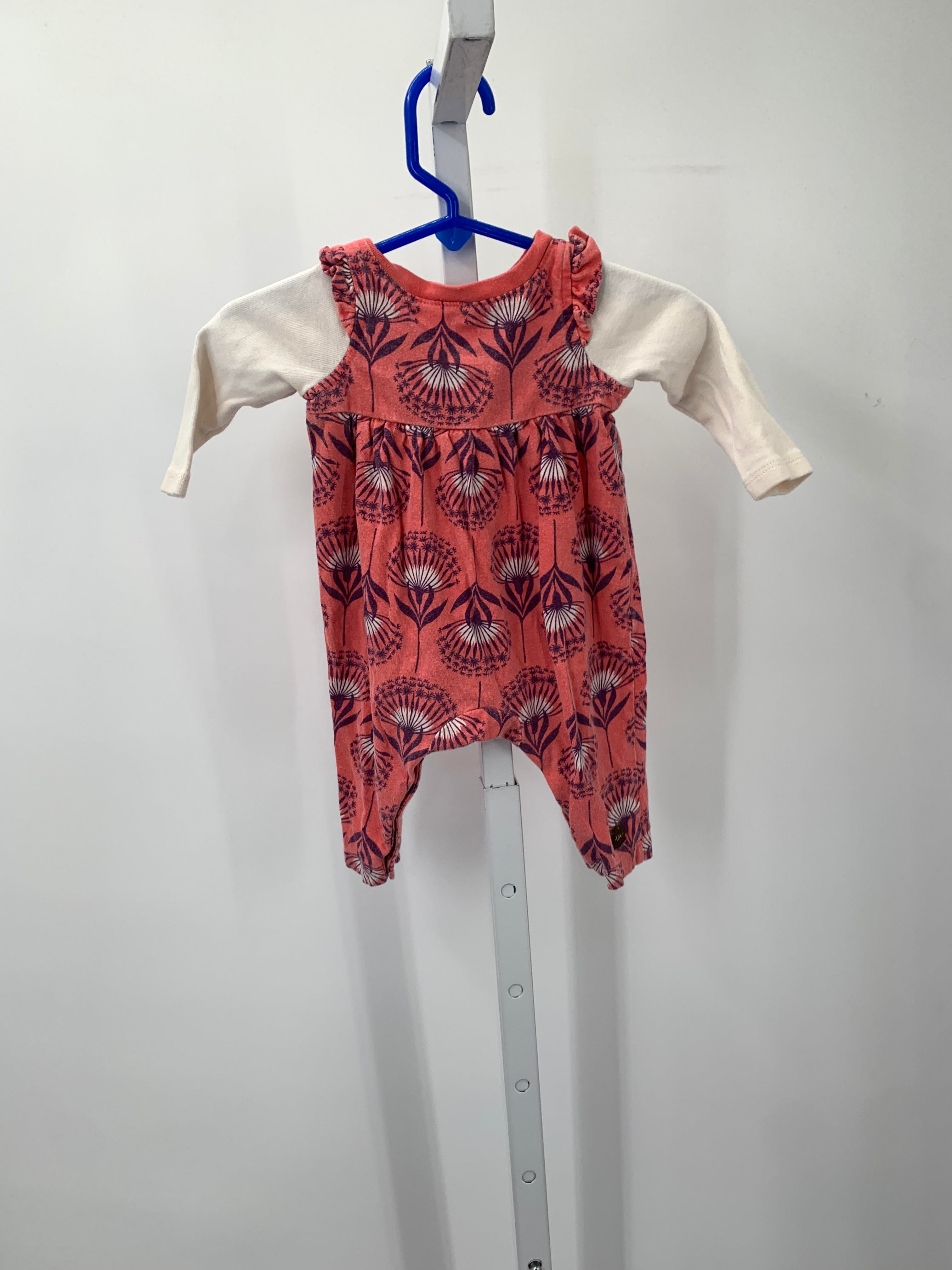 Tea Size 0-3 months Girls Long Slv. Romper