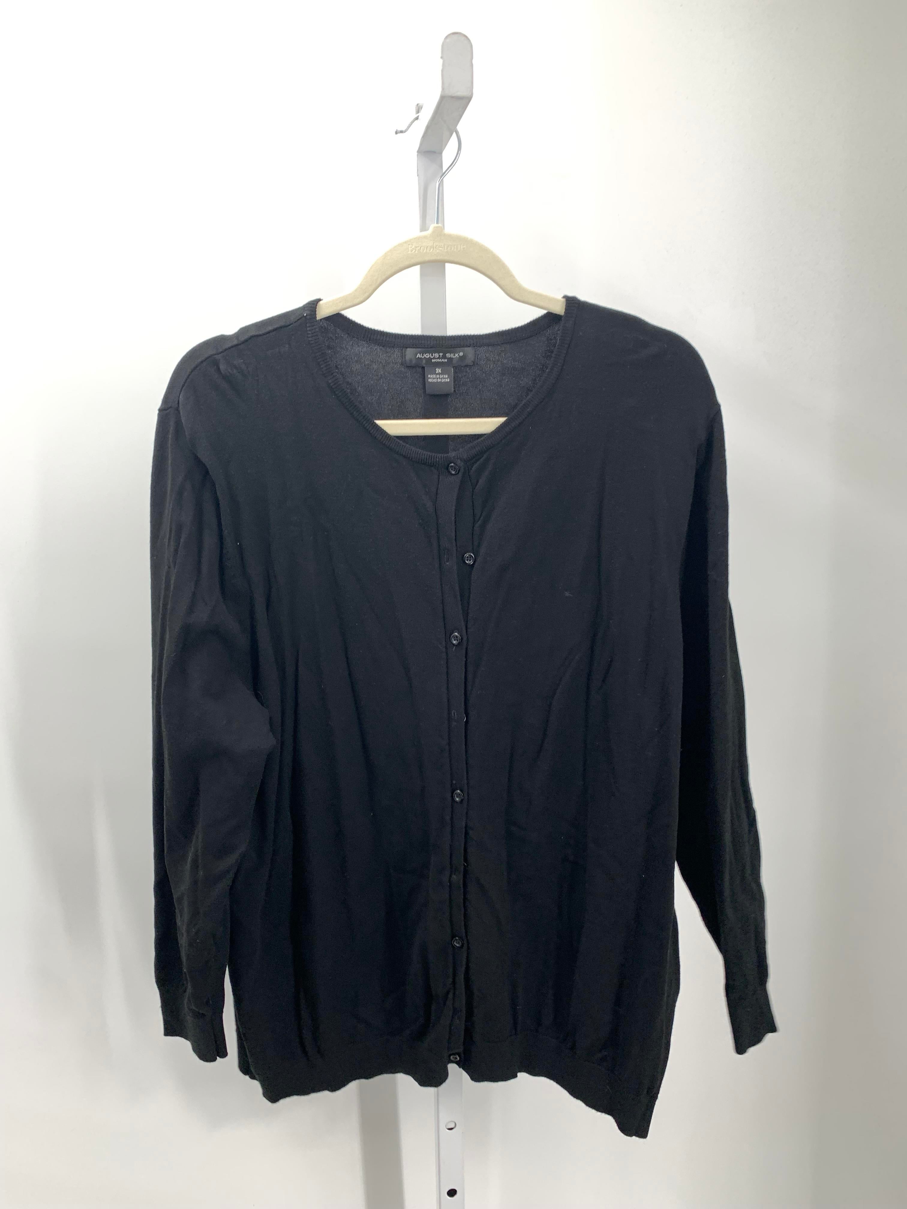 August Silk Size 3X Womens Long Slv Sweater