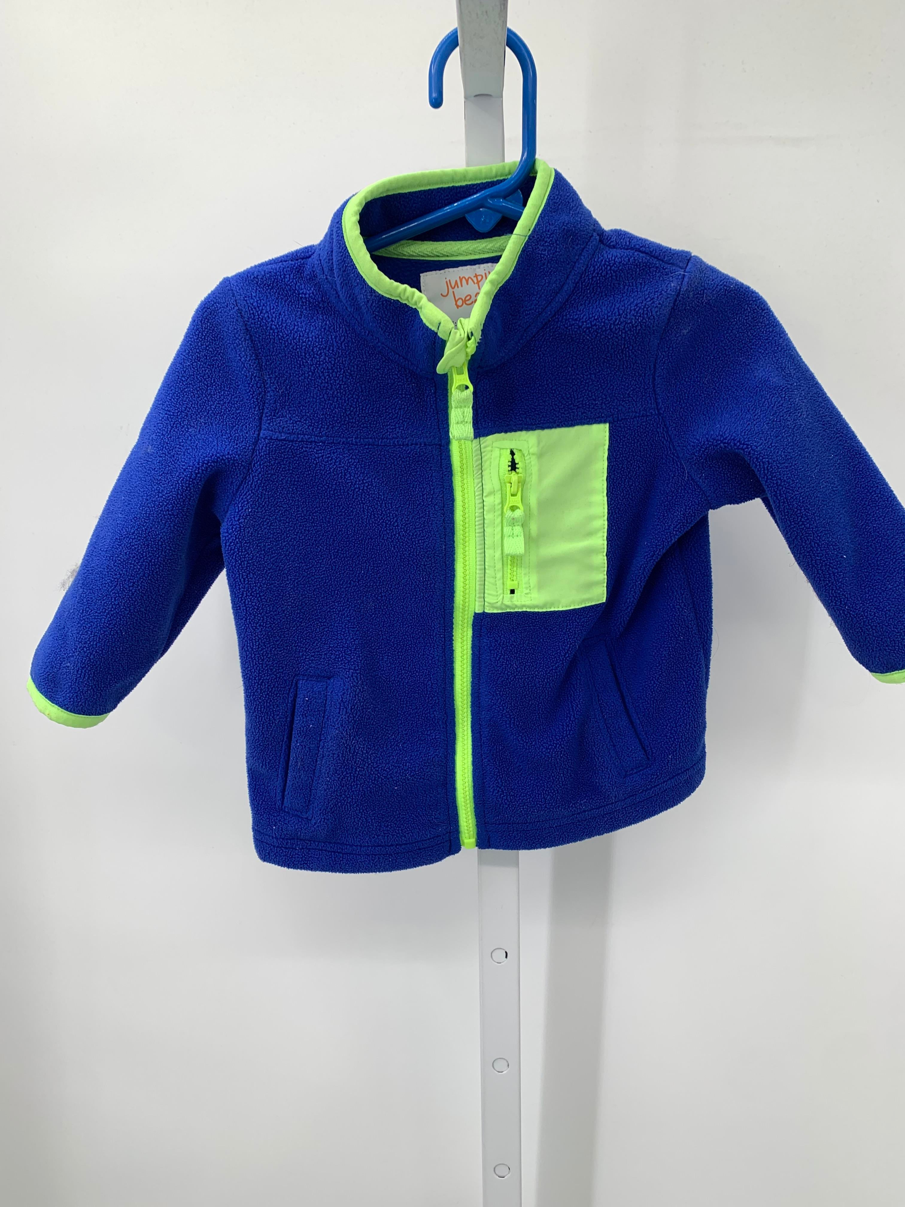GREEN TRIM ZIP UP