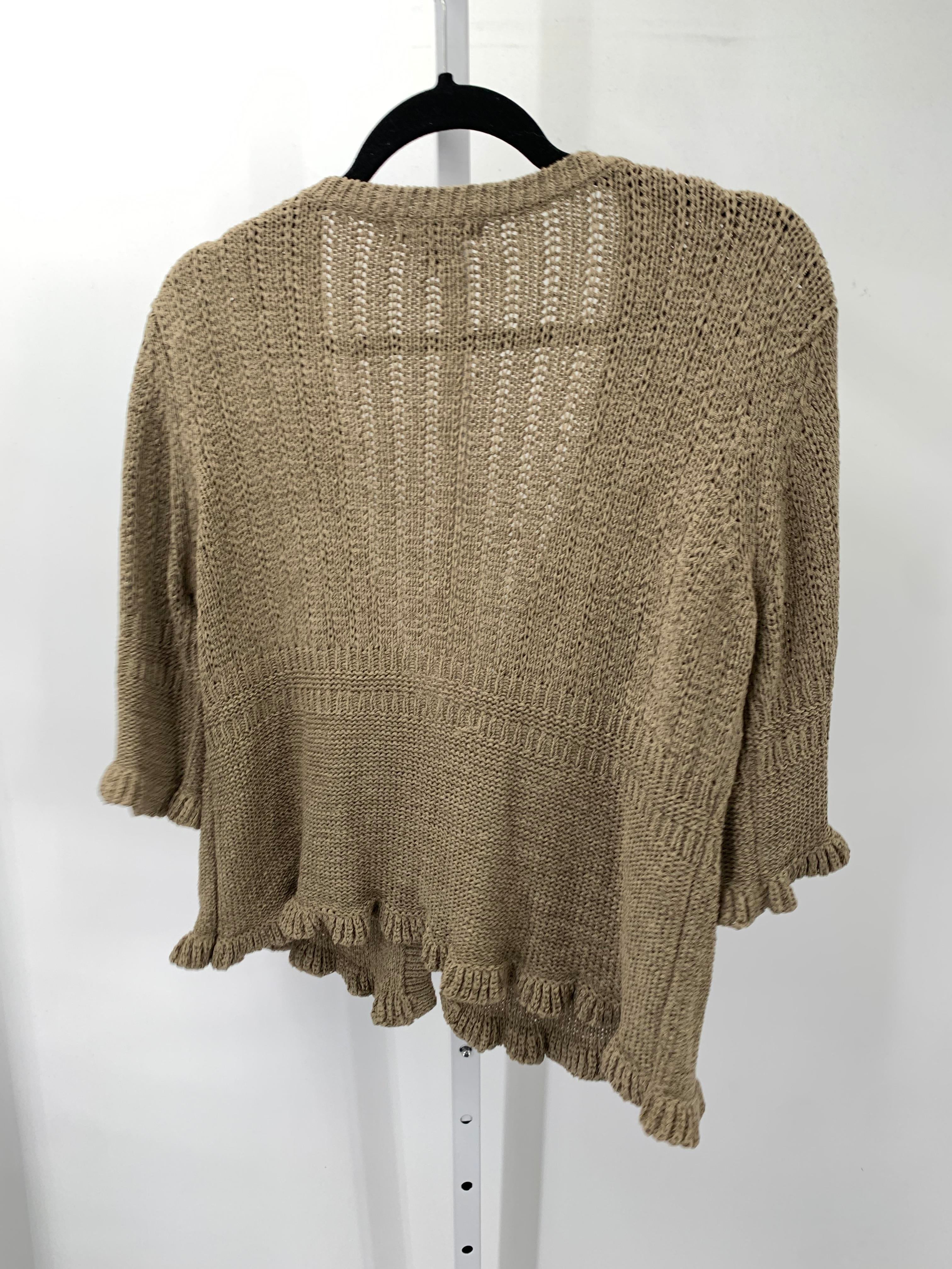 August Silk Size Extra Large Misses Short Slv Sweater