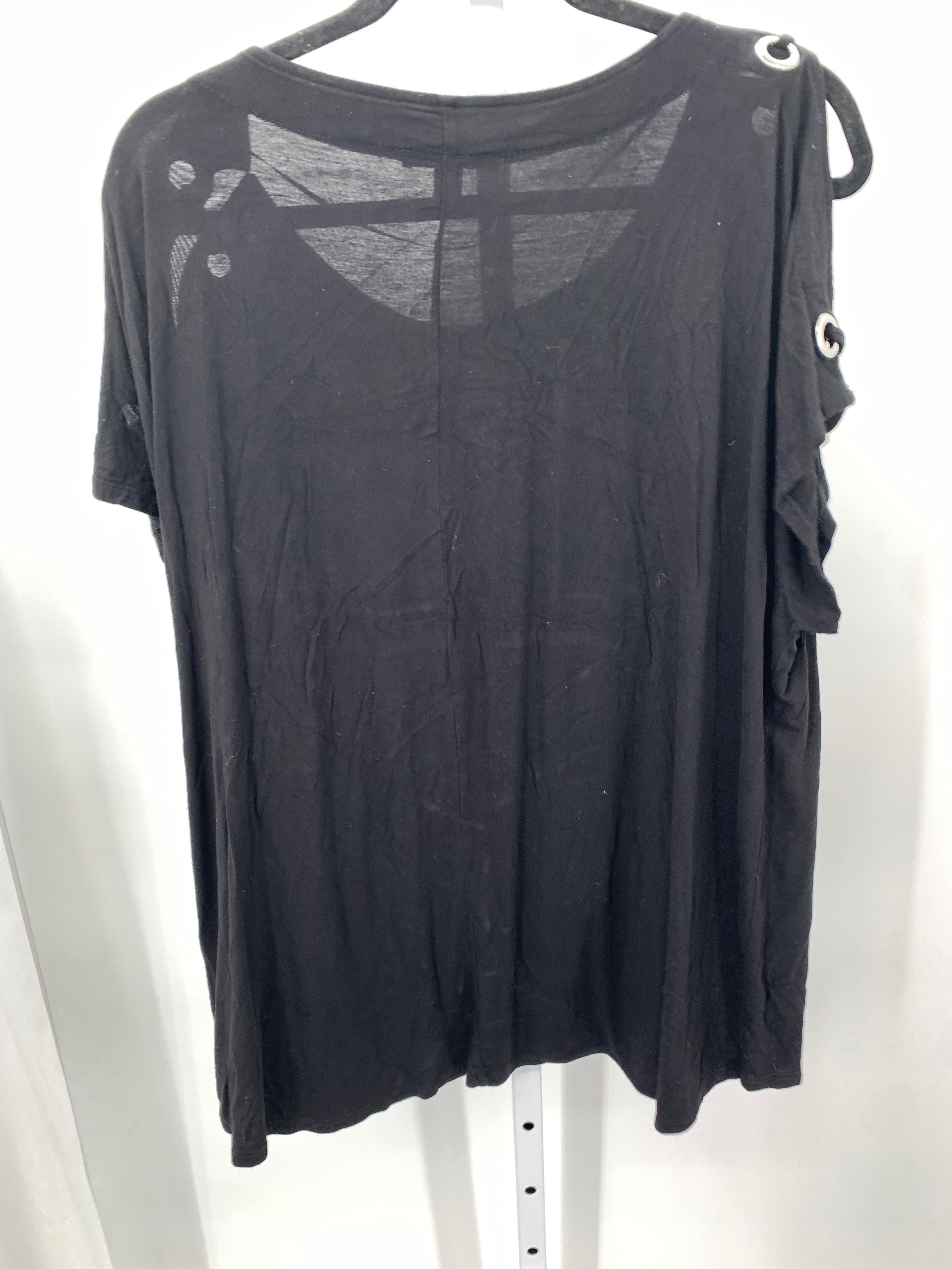 Cable & Gauge Size 1X Womens Short Sleeve Shirt