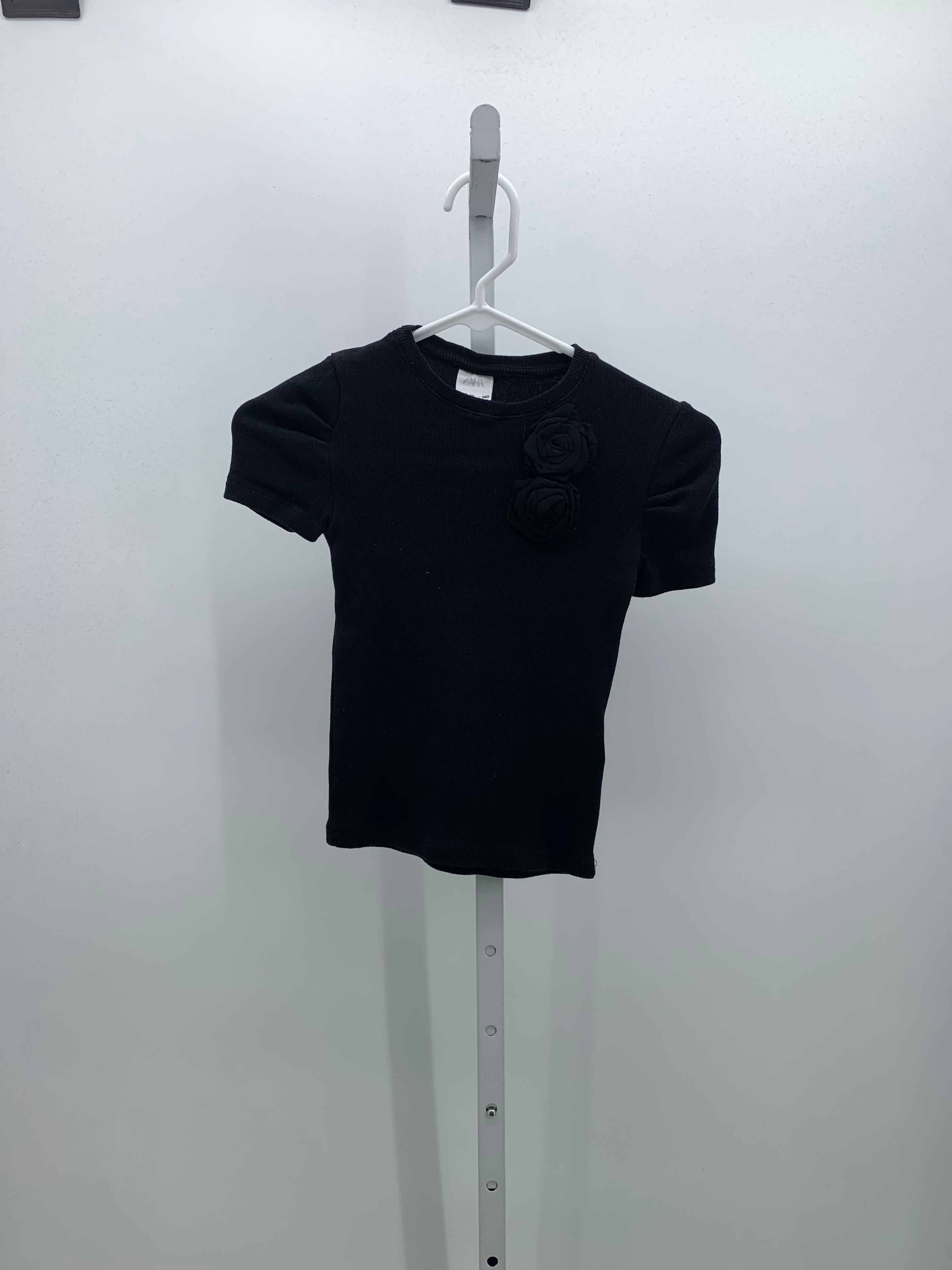 Zara Size 8-10 Girls Short Sleeve Shirt