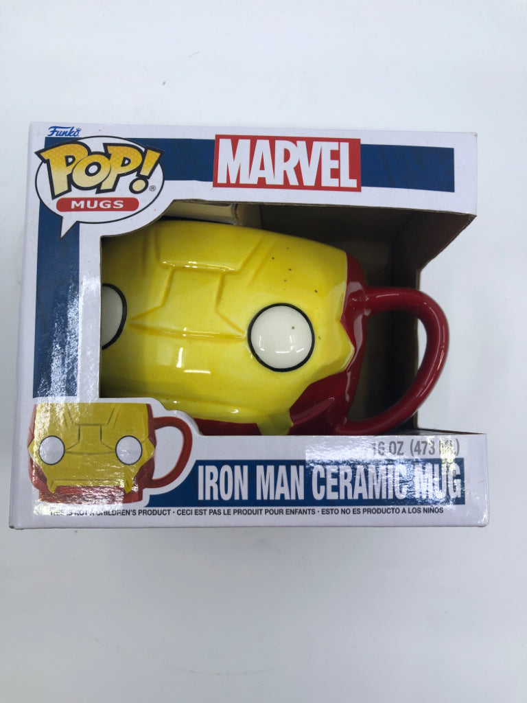 NIB FUNKO IRON MAN MUG.