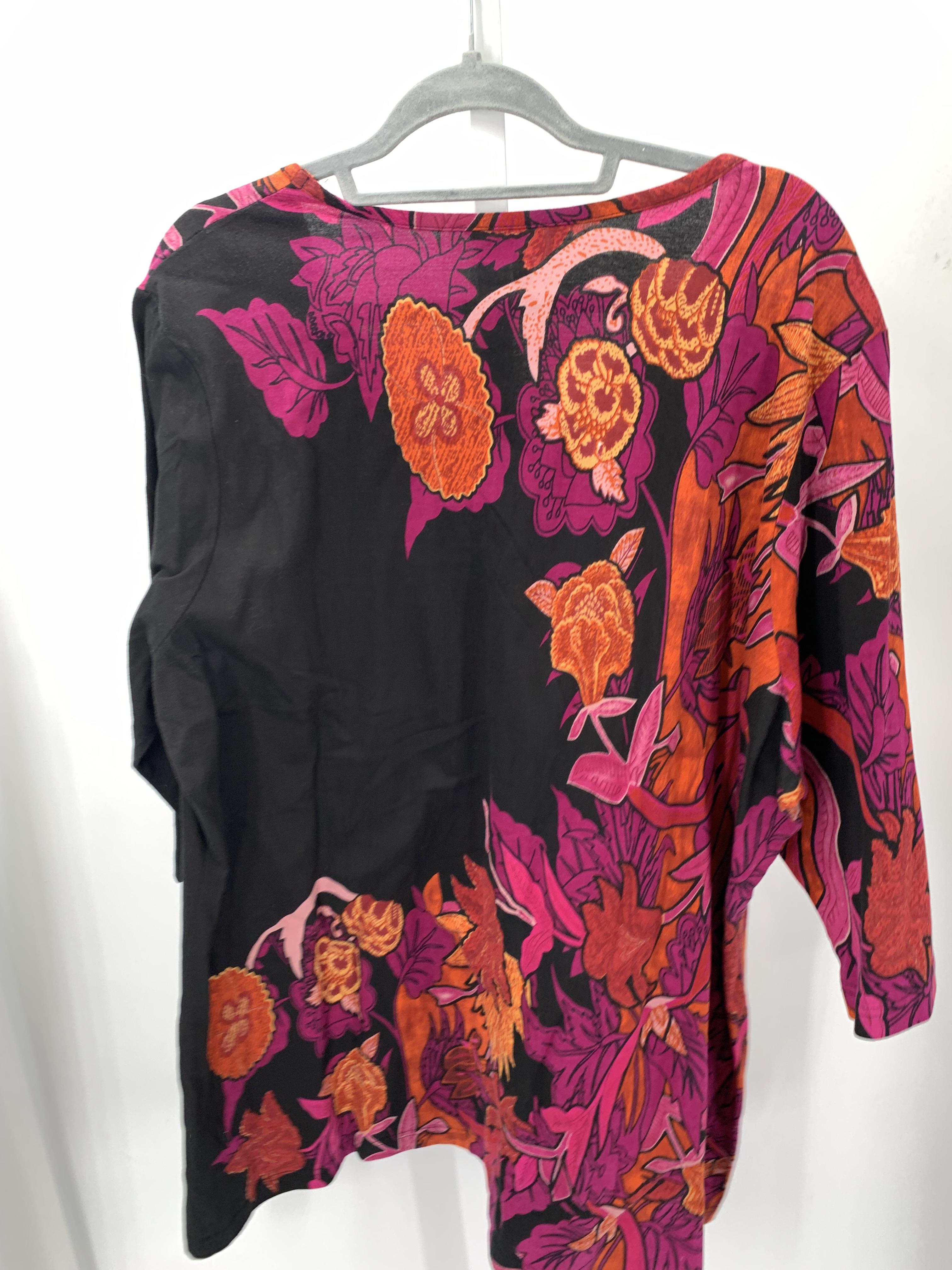Ulla Popken Size 20/22 W Womens 3/4 Sleeve Shirt