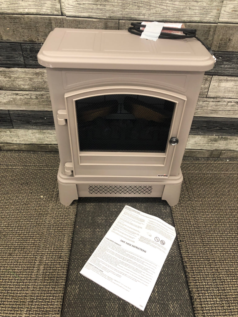 ELECTRIC FIRE PLACE W/ INSTRUCTIONS.