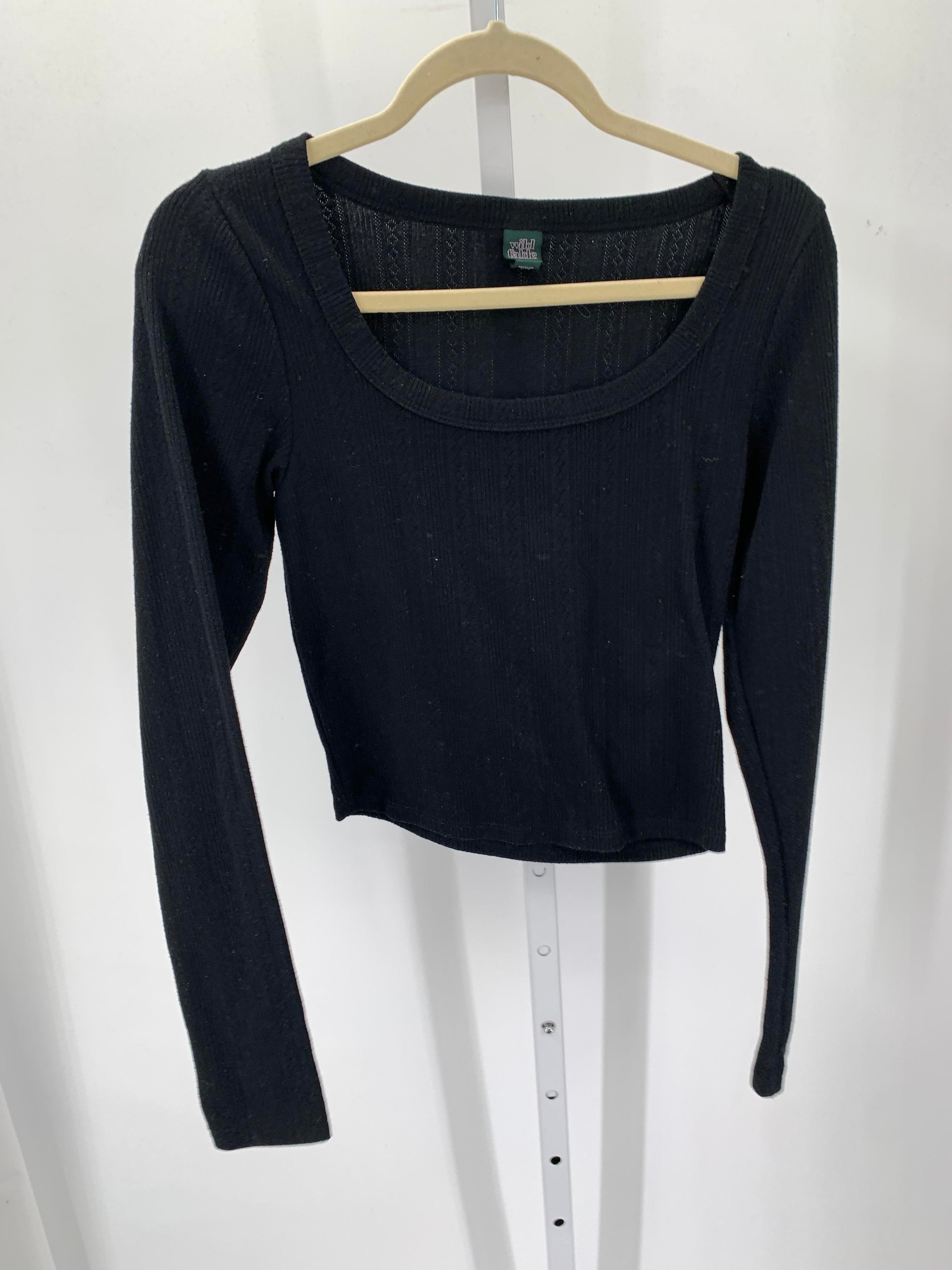 Wild Fable Size Small Juniors Long Sleeve Shirt
