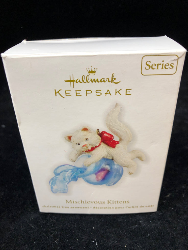 NIB MISCHIEVOUS KITTENS HALLMARK ORNAMENT.