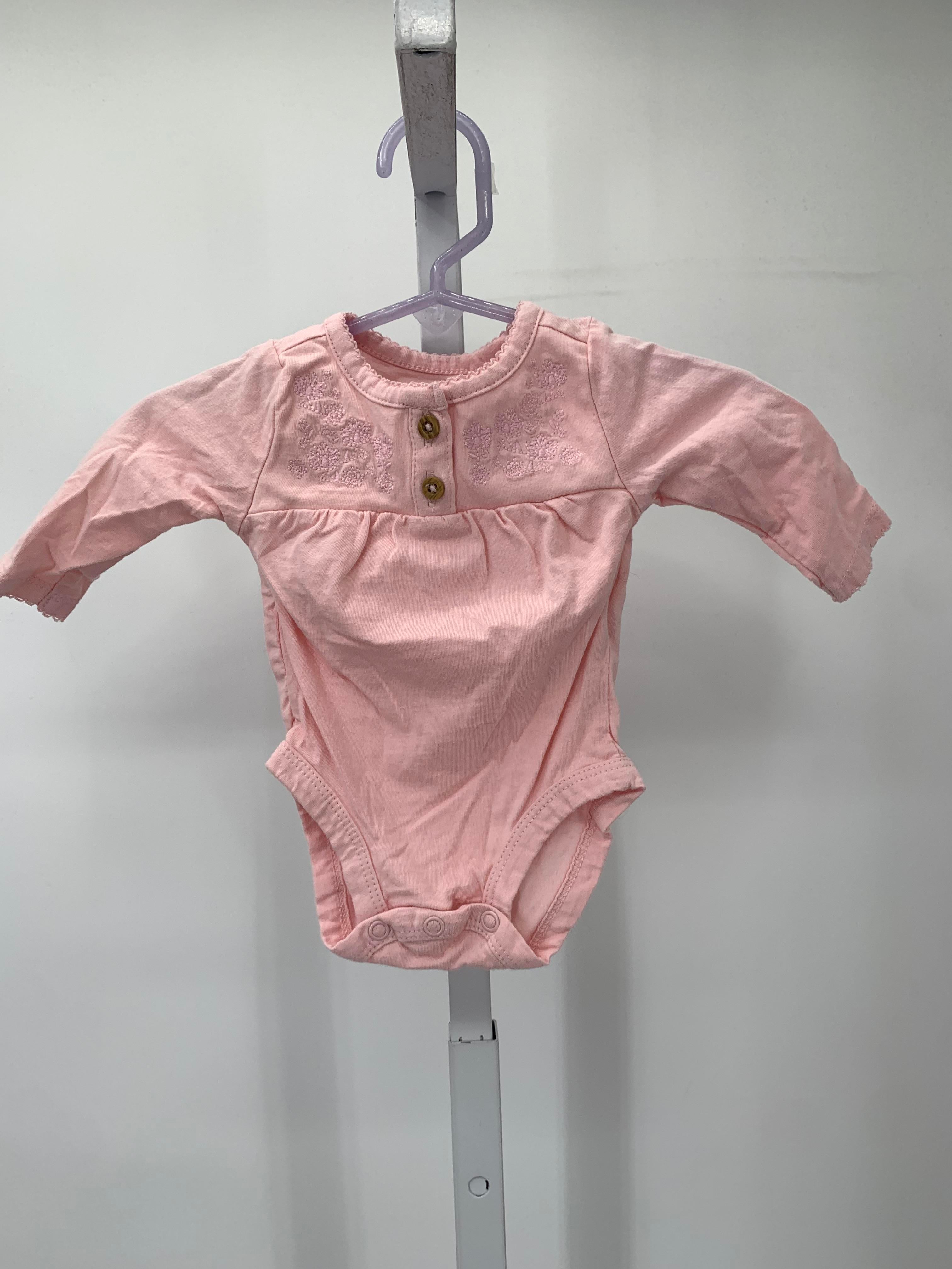 Carters Size Newborn Girls Long Sleeve Shirt