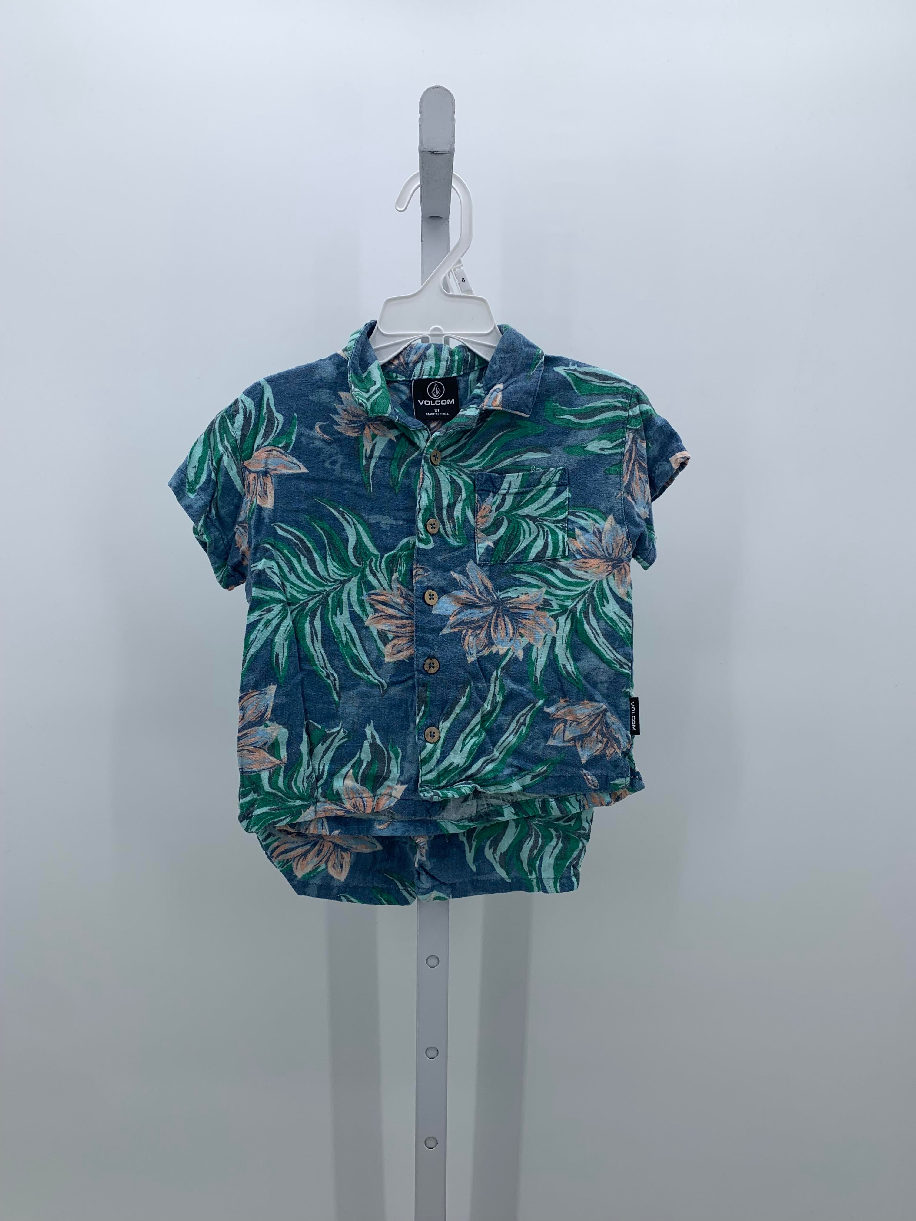 TROPICAL FLORAL SHIRT AND SHORTS