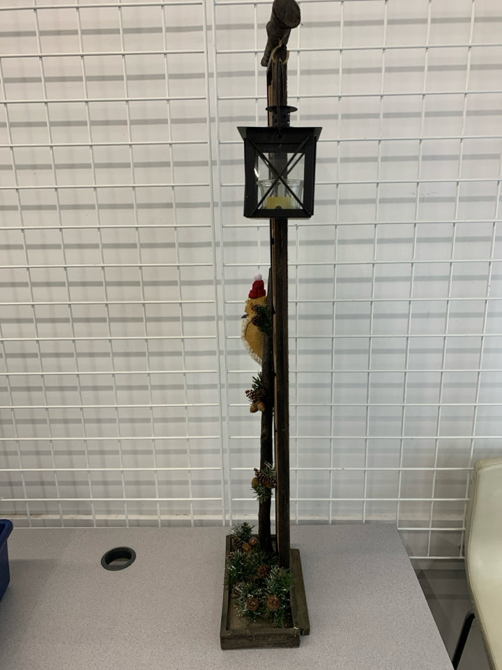WOODLAND WELCOME LANTERN SIGN.