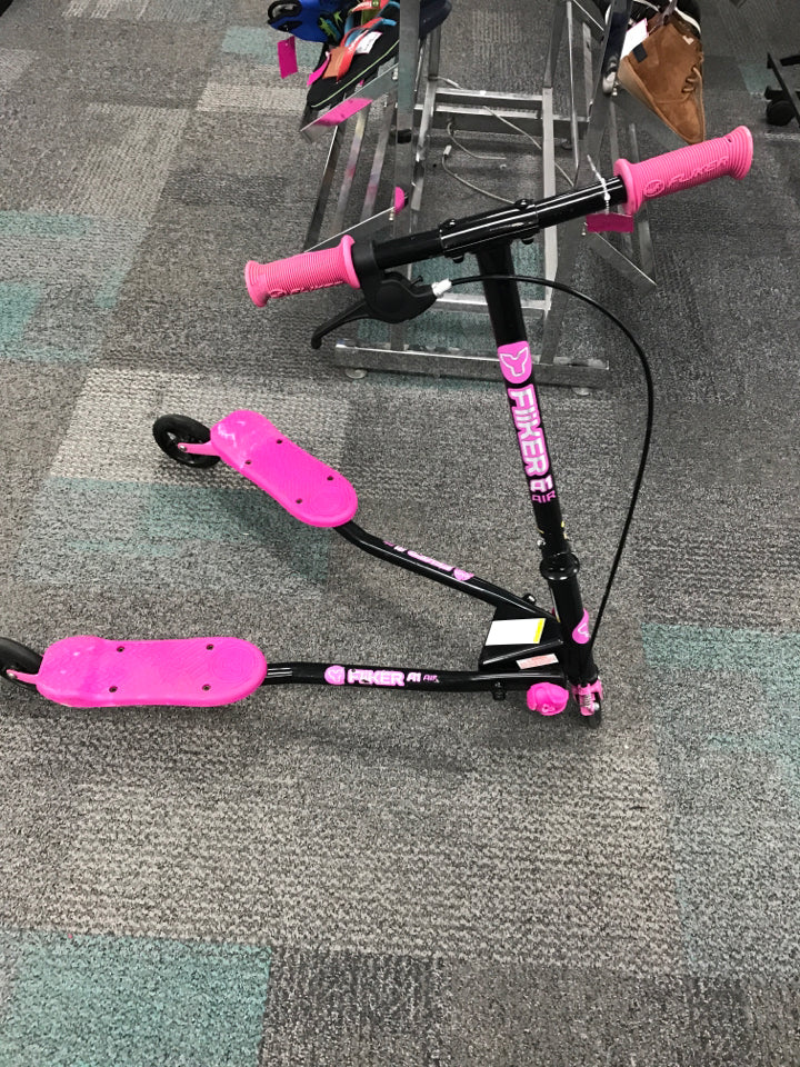 Yvolution Y Fliker A1 Air Scooter Black And Pink *some wear*